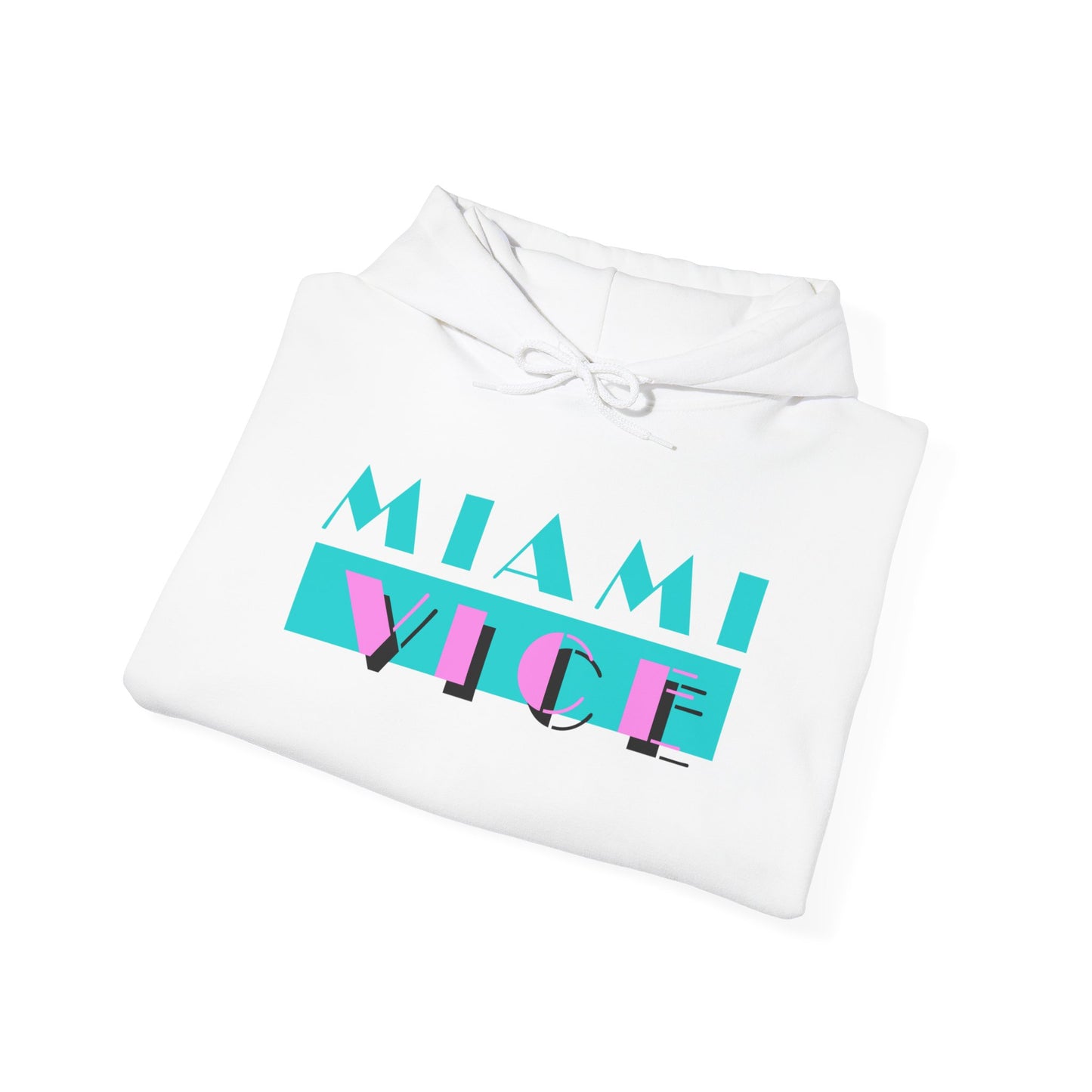 Miami Vice Unisex Hoodie, Retro 80s Style Pullover