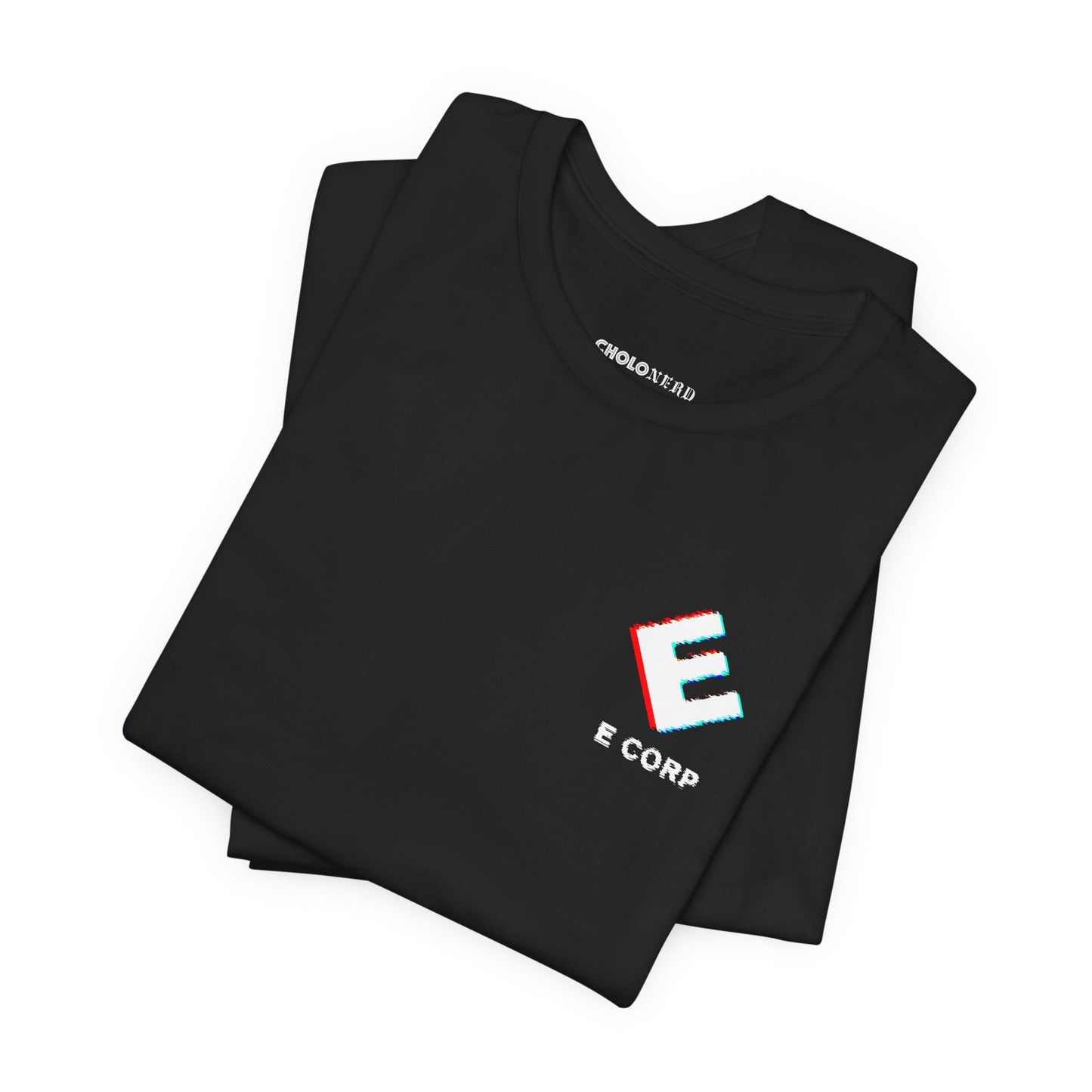 Mr Robot E Corp Glitch Logo Tee by CHOLONERD