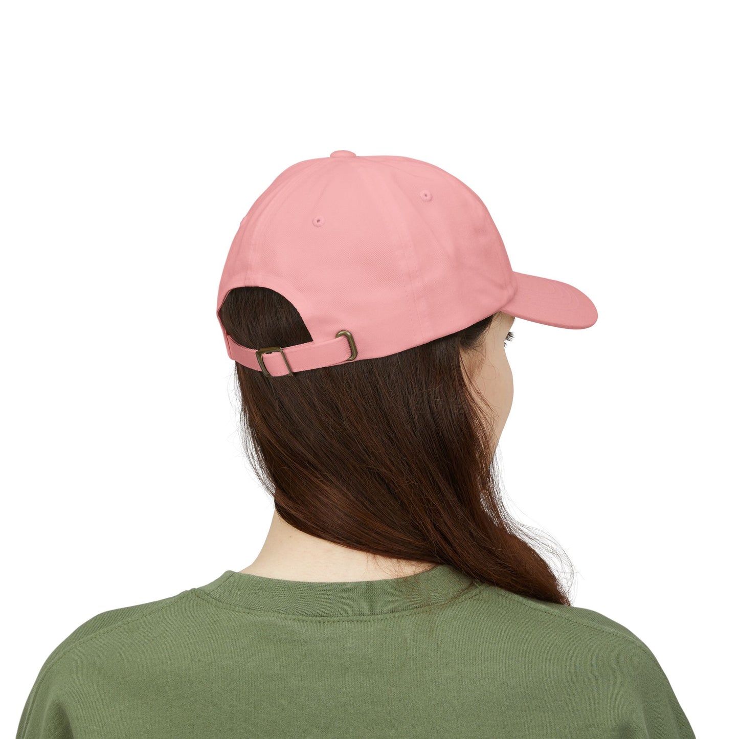 Embroidered White Lotus Baseball Cap
