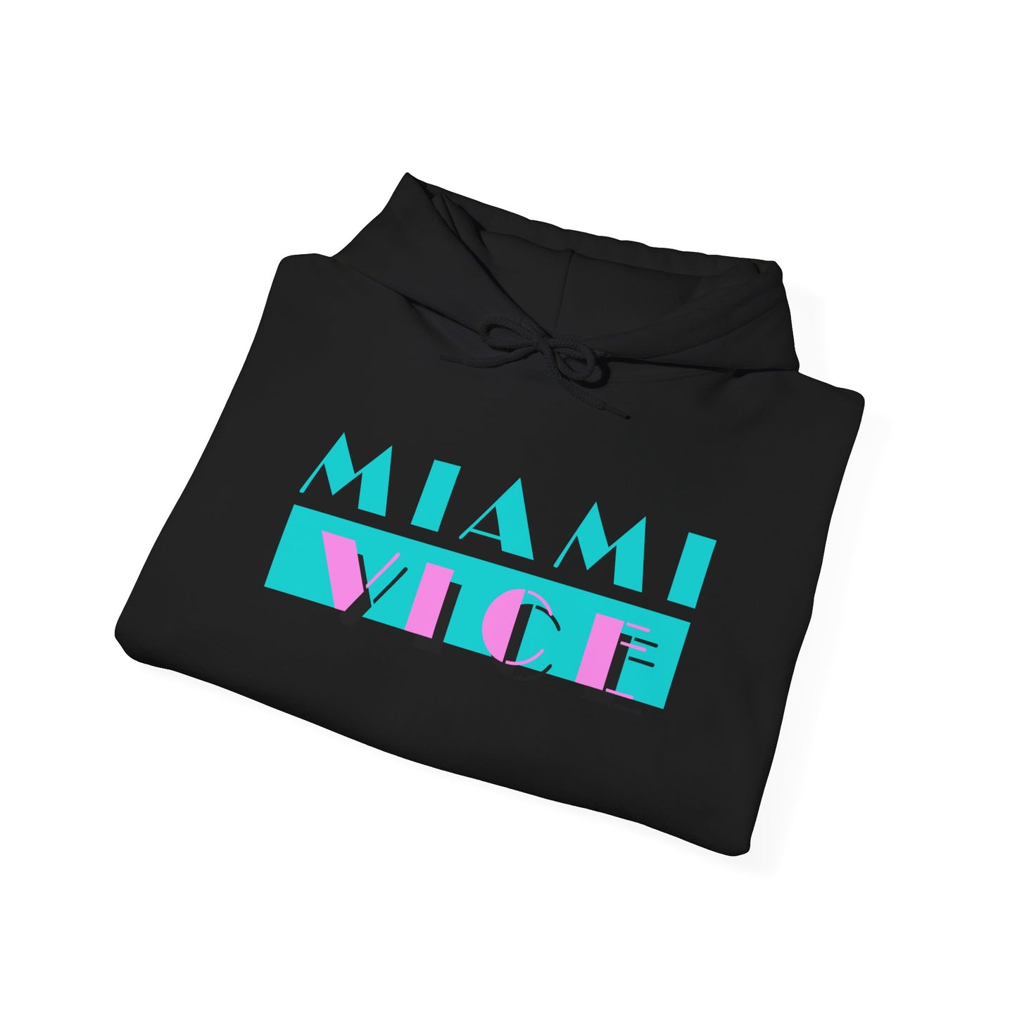Miami Vice Unisex Hoodie, Retro 80s Style Pullover