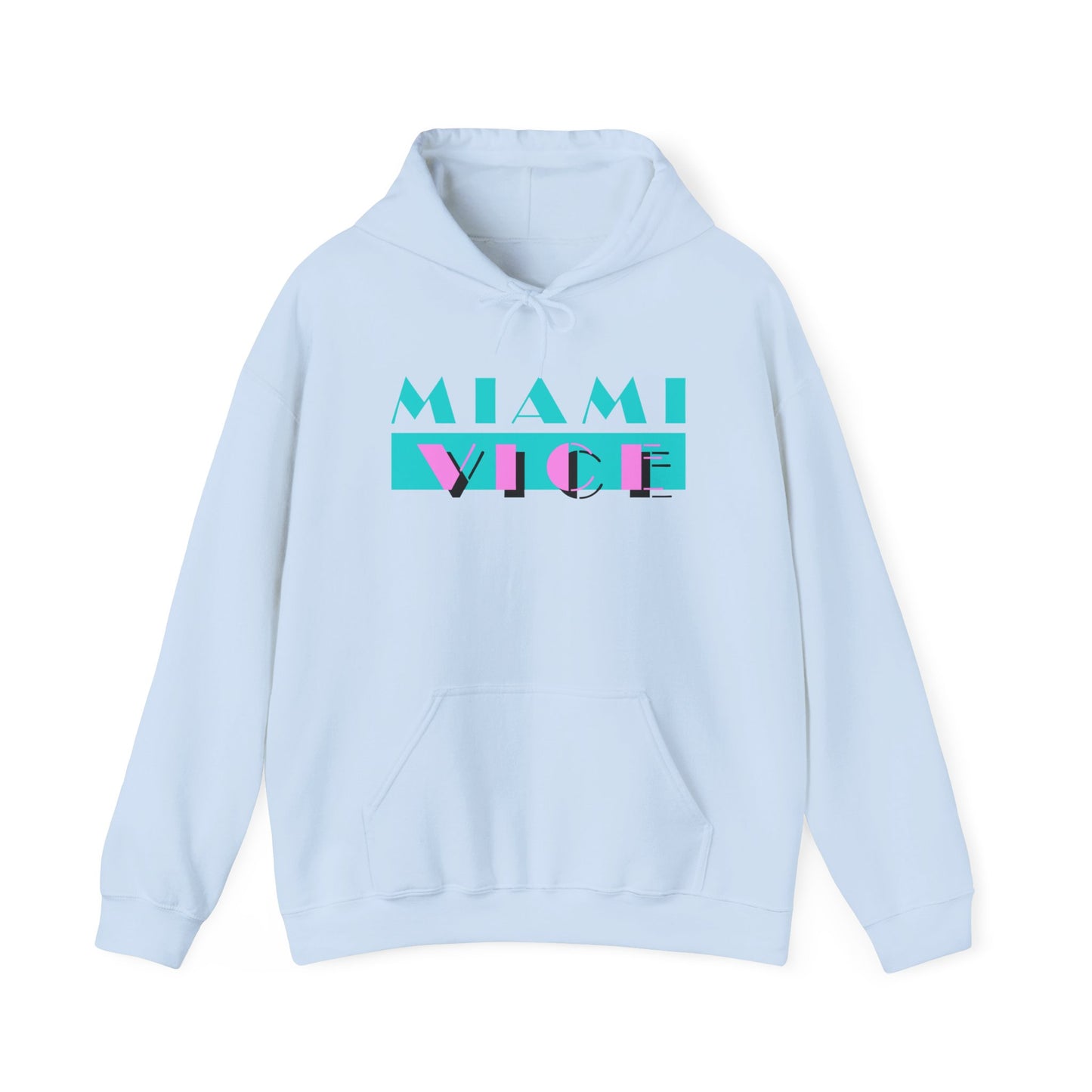 Miami Vice Unisex Hoodie, Retro 80s Style Pullover