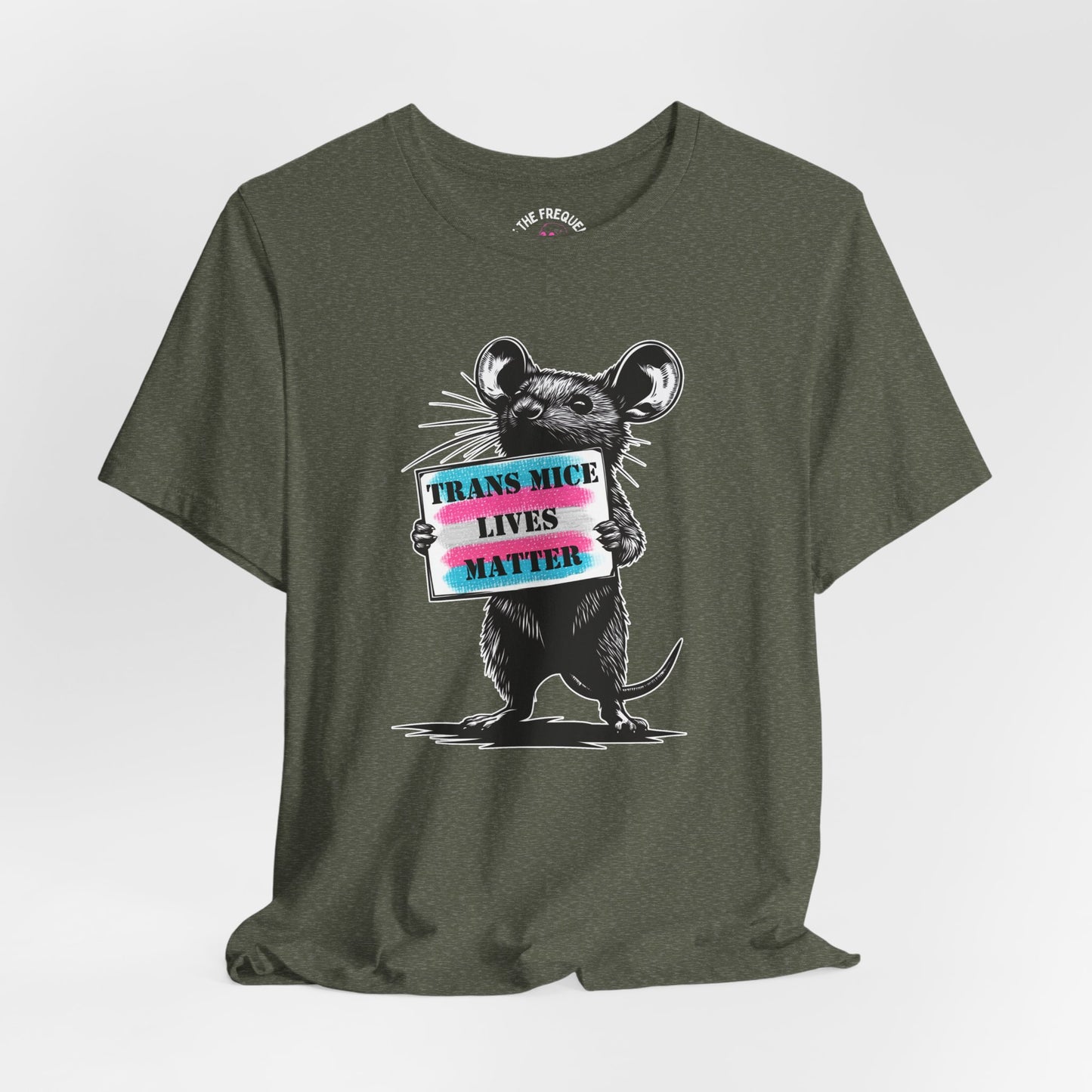Trans Mice Lives Matter Tee, Street Art Protest Shirt