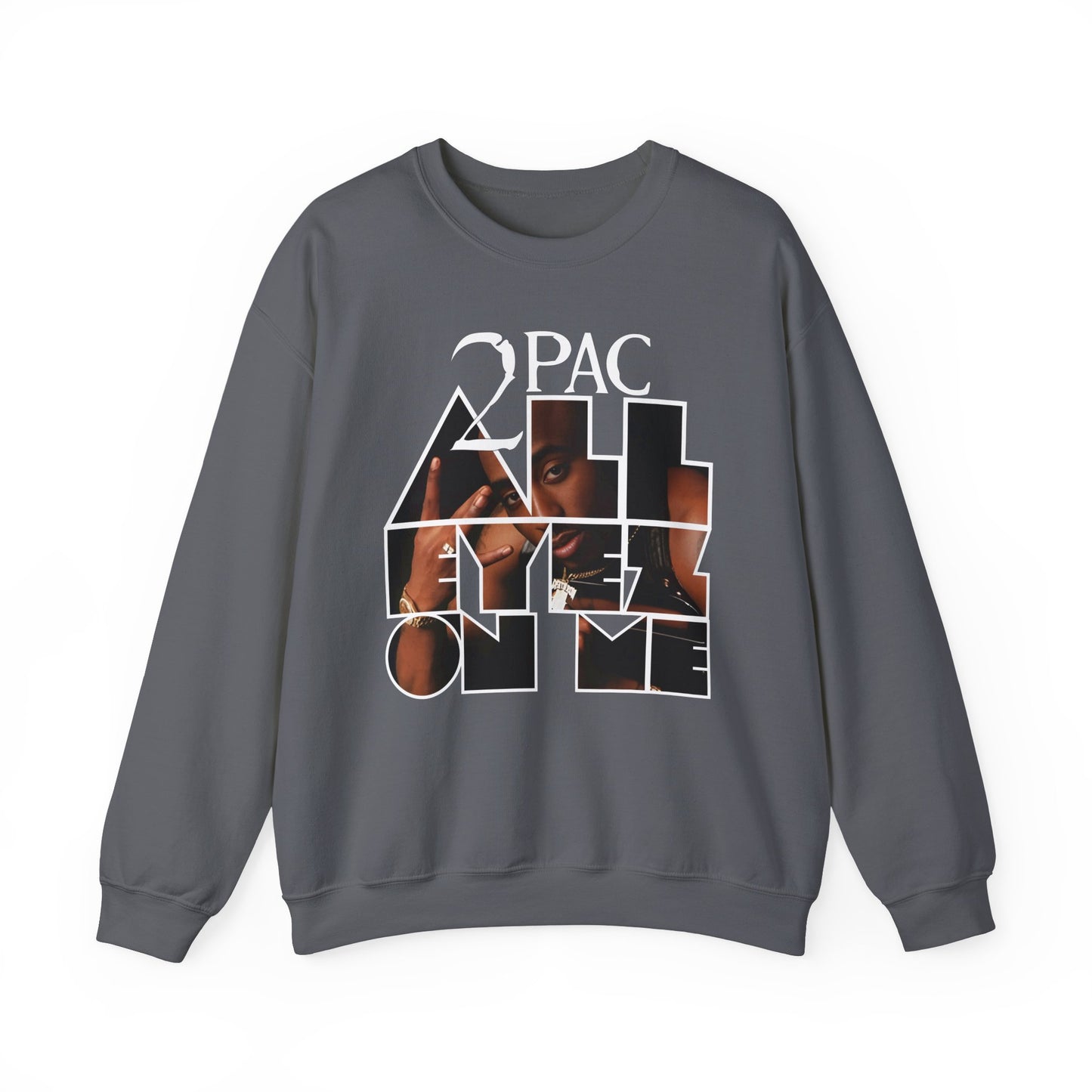 All Eyez on Me Album Cover Crewneck Sweatshirt by CHOLONERD