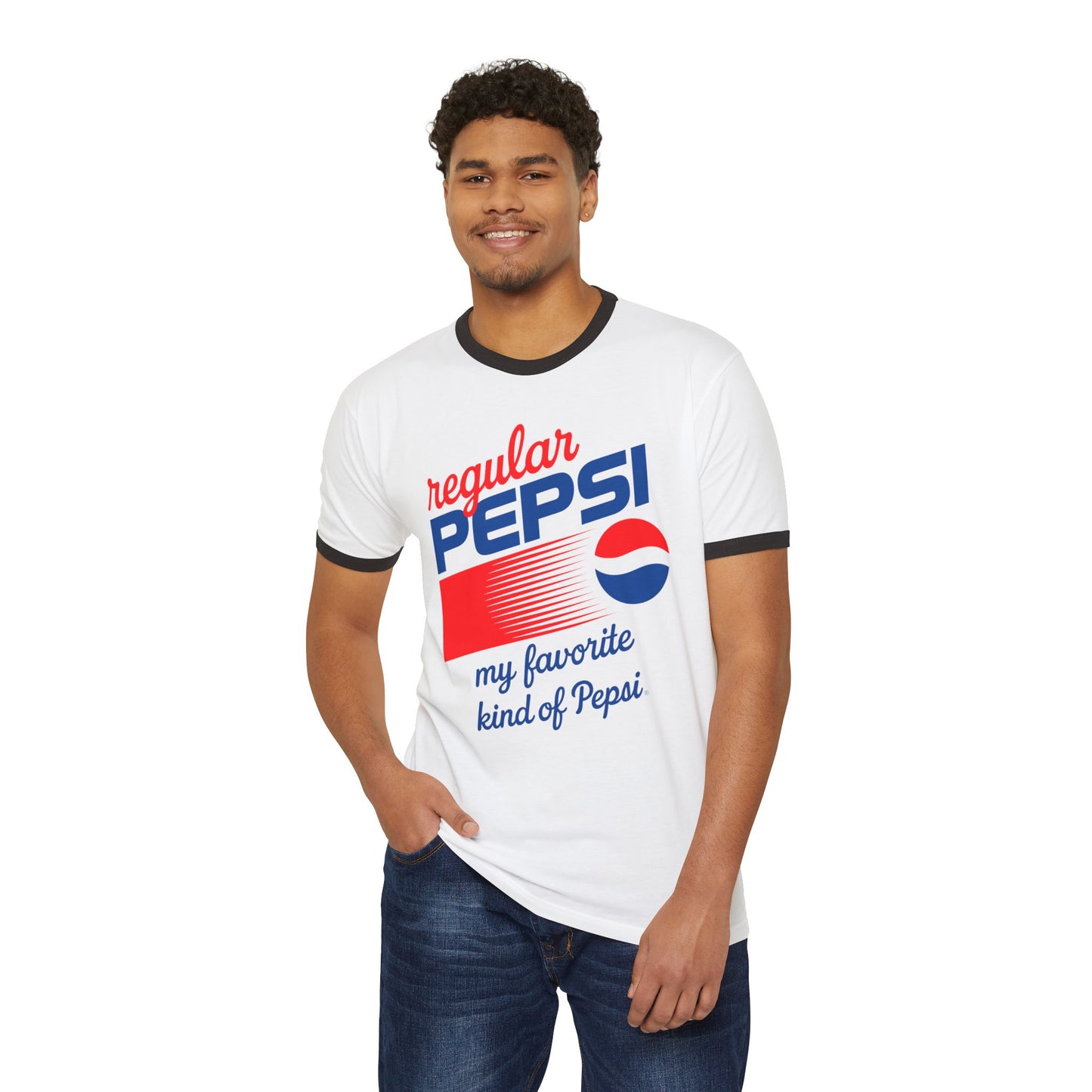 Retro 'Regular' Pepsi Britney Spears-Inspired Ringer T-Shirt