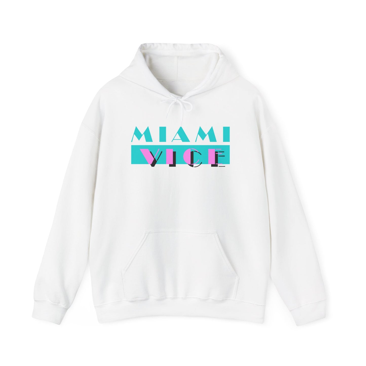 Miami Vice Unisex Hoodie, Retro 80s Style Pullover