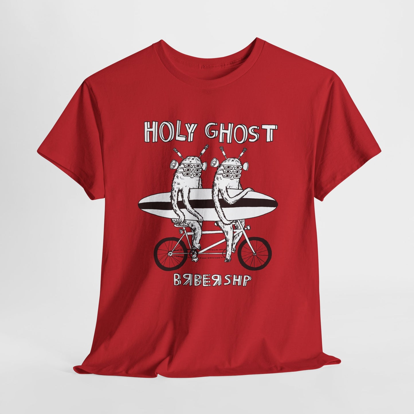 Holy Ghost Barbershop Unisex Heavy Cotton Tee