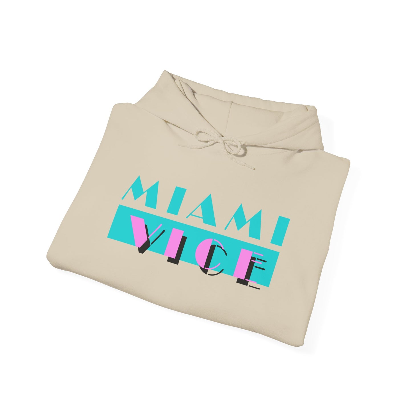 Miami Vice Unisex Hoodie, Retro 80s Style Pullover
