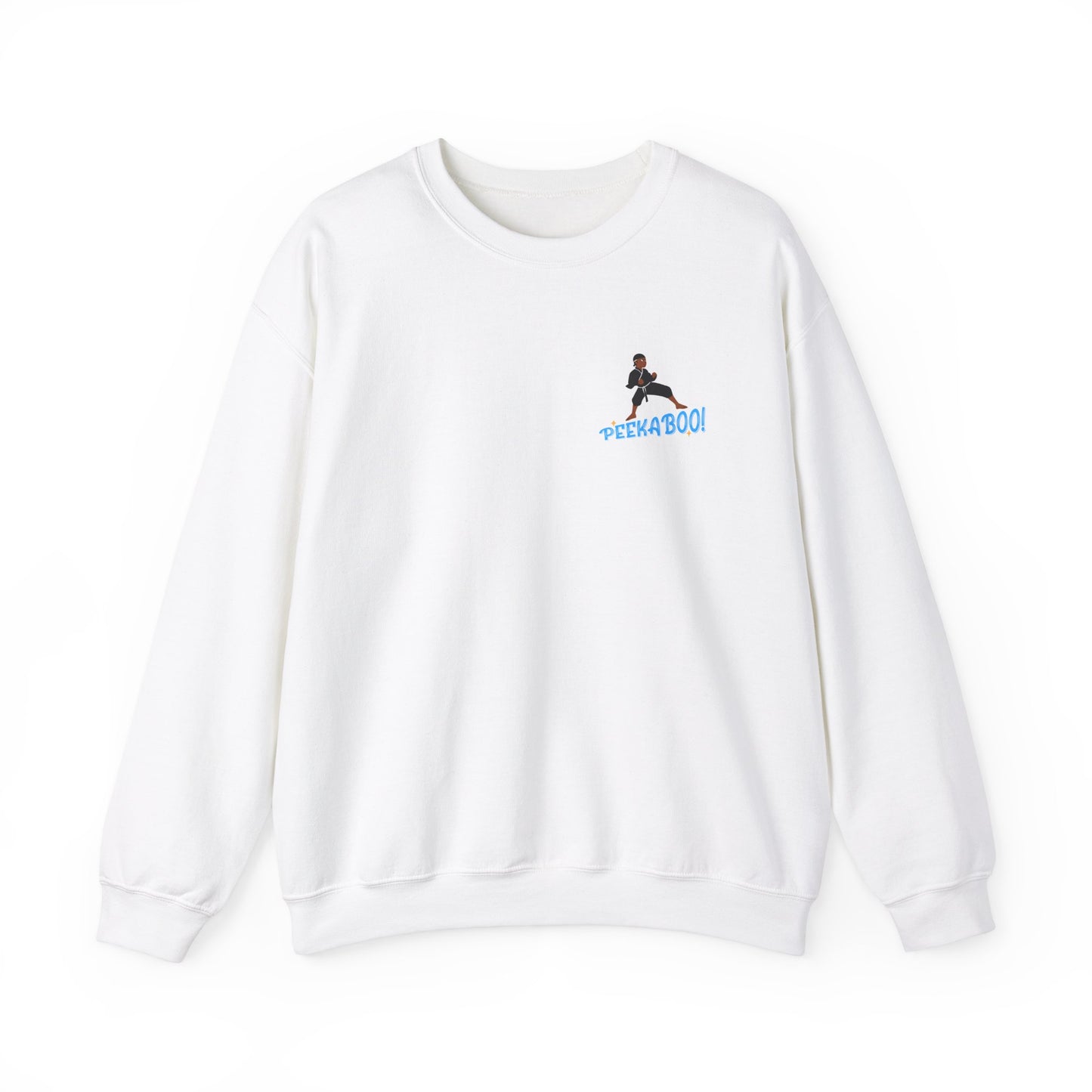 Peekaboo Crewneck Sweatshirt – Kendrick Lamar-Inspired | Comic Book Lyric Graphic