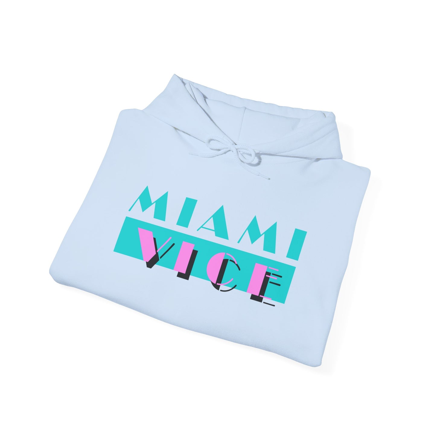 Miami Vice Unisex Hoodie, Retro 80s Style Pullover