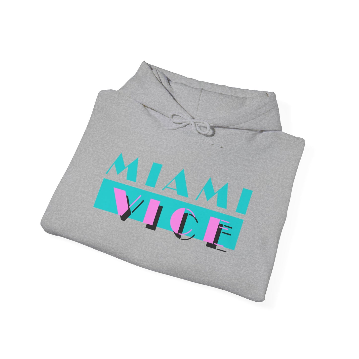 Miami Vice Unisex Hoodie, Retro 80s Style Pullover