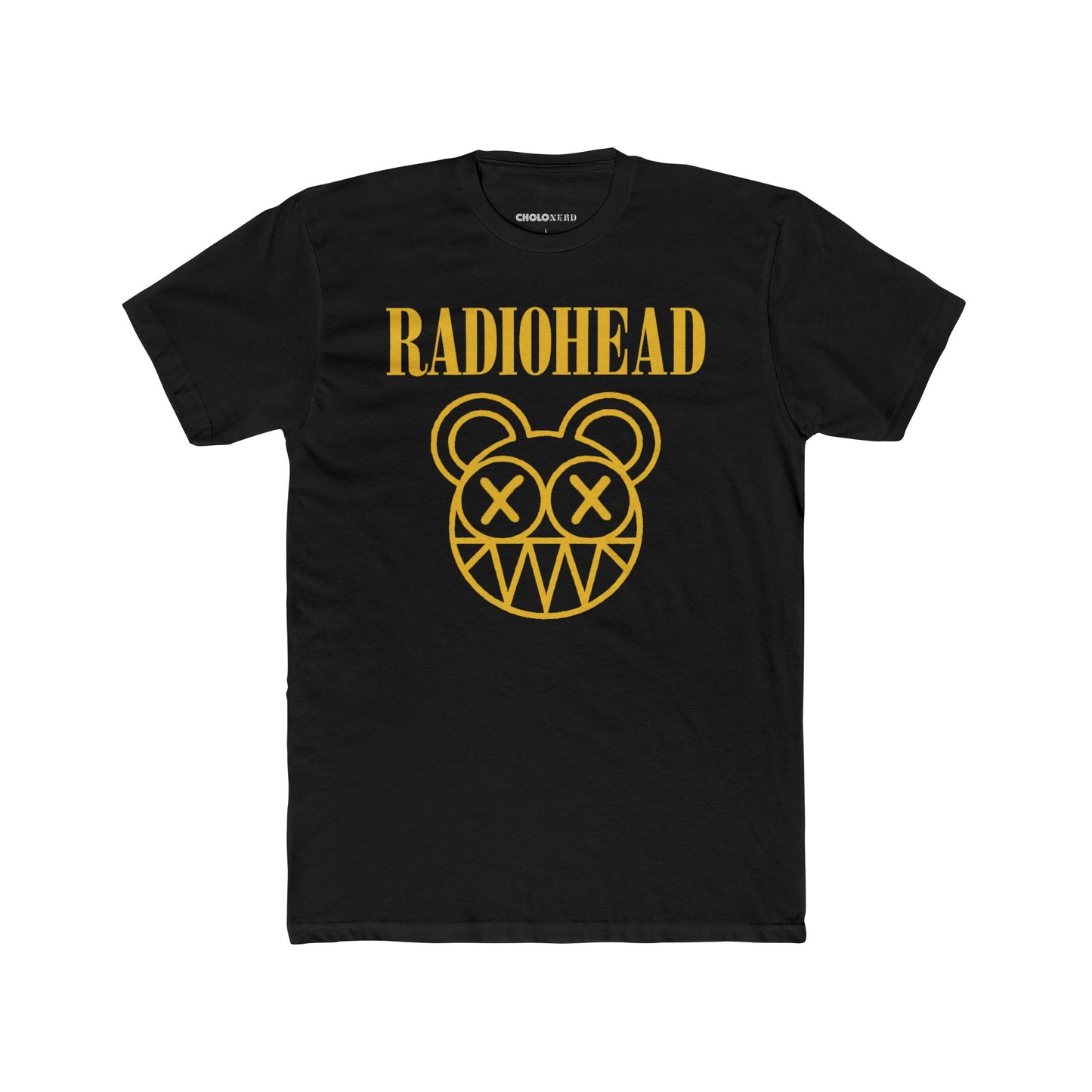 Radiohead Nirvana Mashup Shirt | Modified Bear Smiley Face Graphic Tee