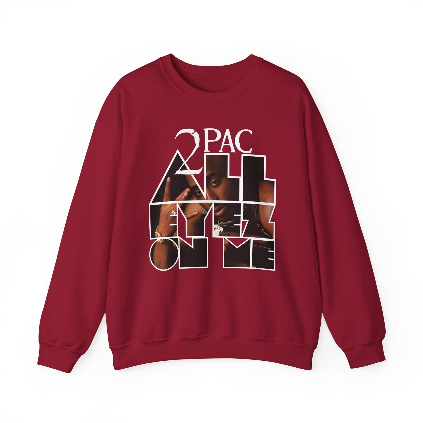 All Eyez on Me Album Cover Crewneck Sweatshirt by CHOLONERD