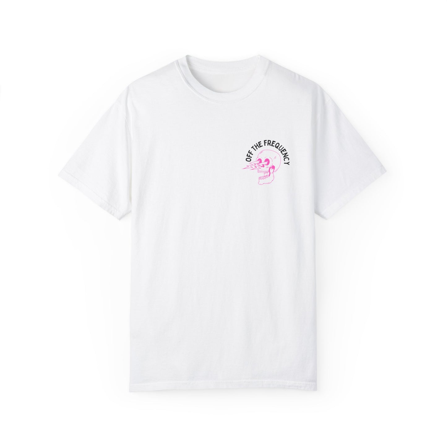 OFF THE FREQUENCY Skull Logo Tee – Comfort Colors Heavyweight Shirt