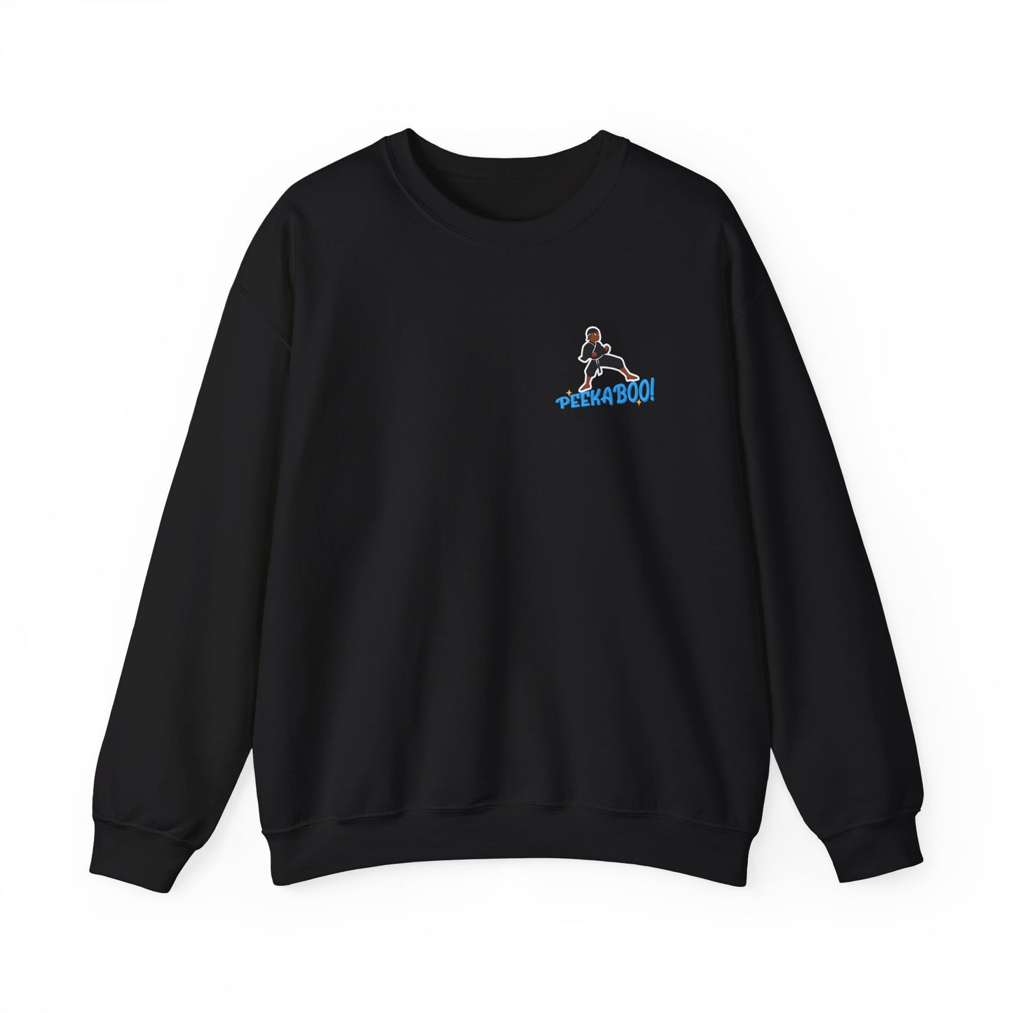 Peekaboo Crewneck Sweatshirt – Kendrick Lamar-Inspired | Comic Book Lyric Graphic