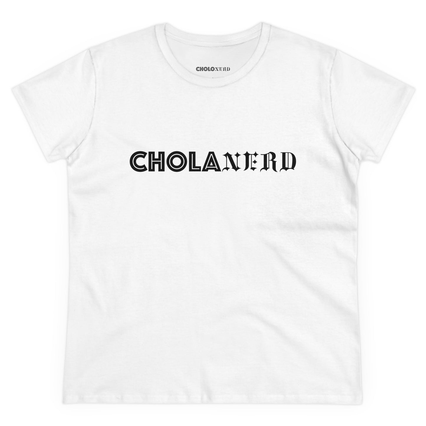 Flagship Chola Women's Midweight Cotton T-shirt by CholoNerd