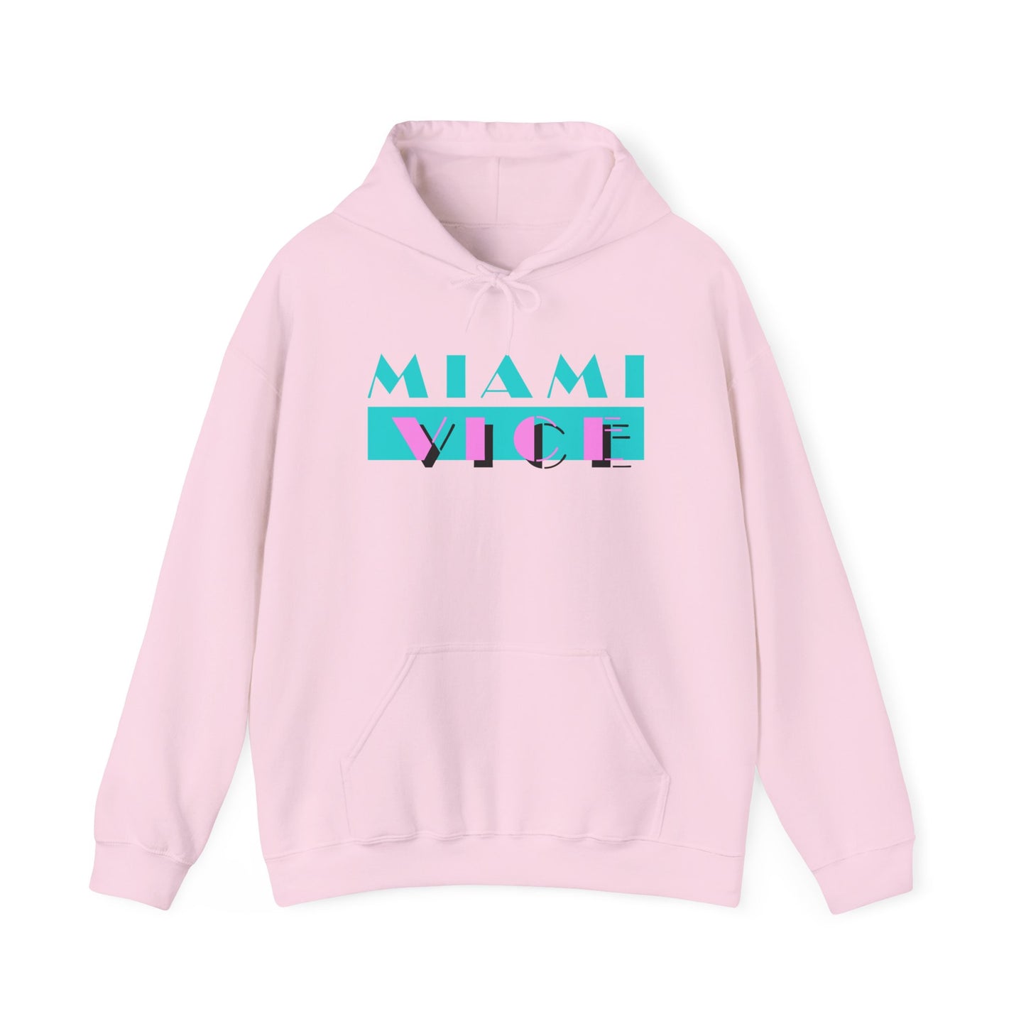 Miami Vice Unisex Hoodie, Retro 80s Style Pullover