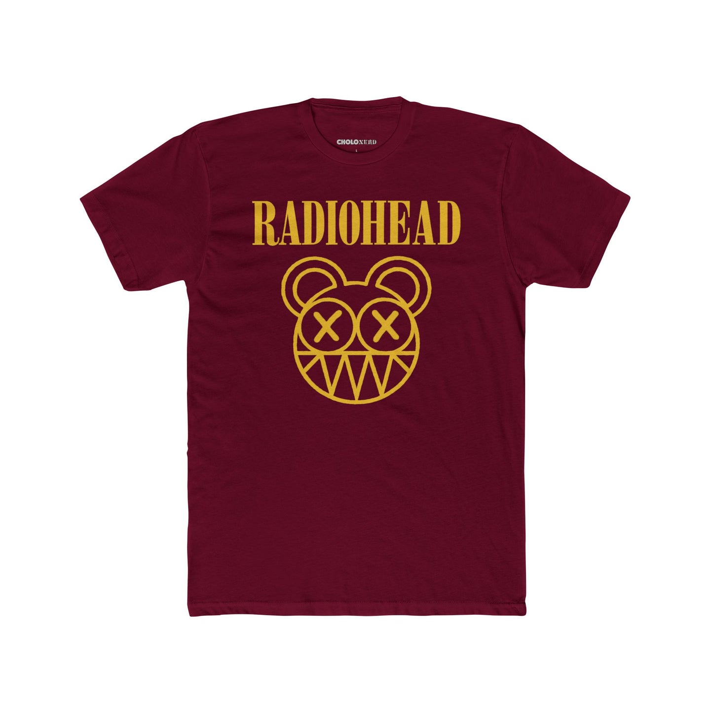 Radiohead Nirvana Mashup Shirt | Modified Bear Smiley Face Graphic Tee