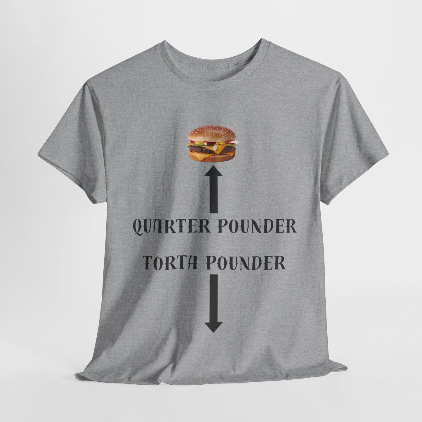 Quarter Pounder + Torta Pounder T-Shirt by CHOLONERD