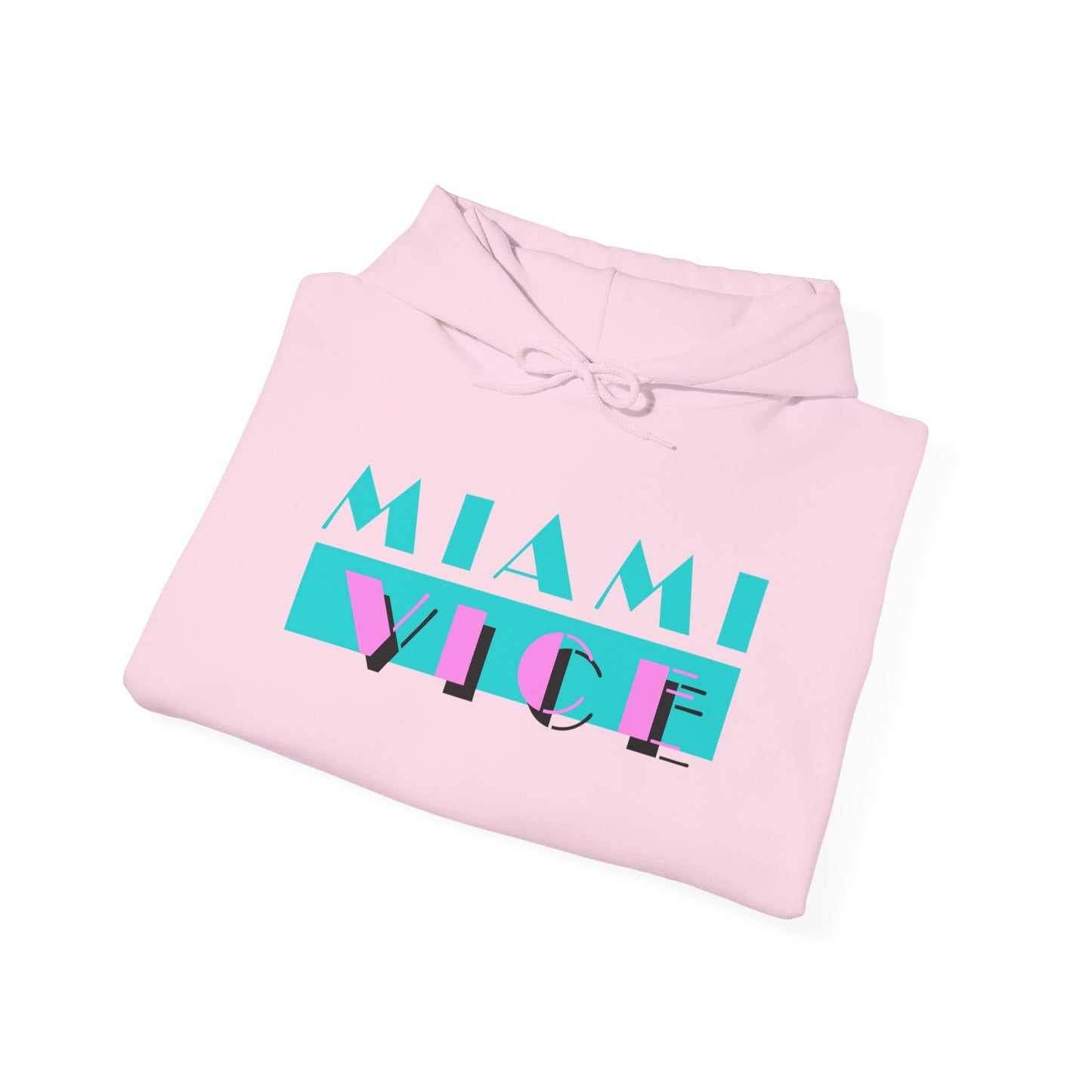 Miami Vice Unisex Hoodie, Retro 80s Style Pullover