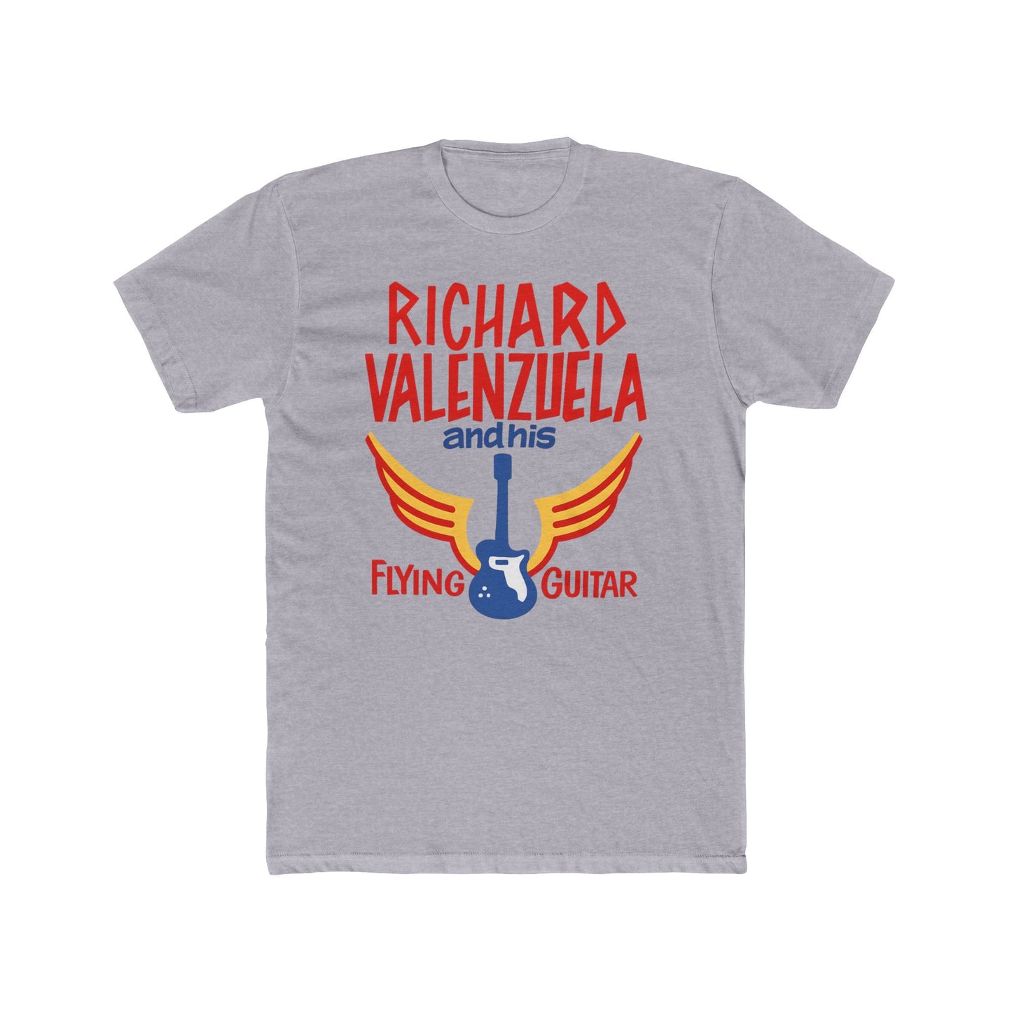 Richard Valenzuela Flying Guitar T-Shirt - 1950s Vintage Cut Rebel Tee