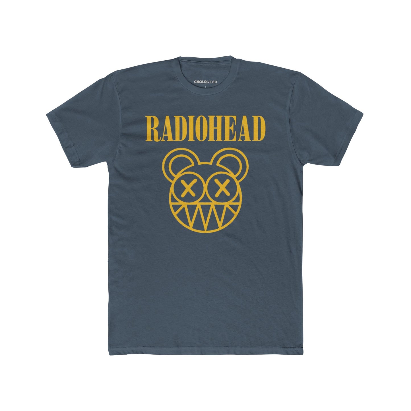 Radiohead Nirvana Mashup Shirt | Modified Bear Smiley Face Graphic Tee