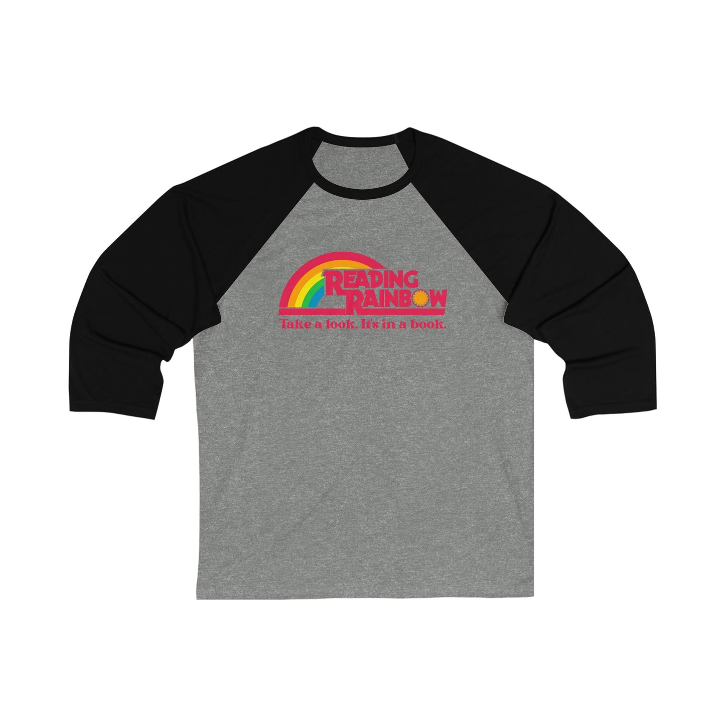 Vintage Reading Rainbow 3/4 Sleeve Baseball Shirt