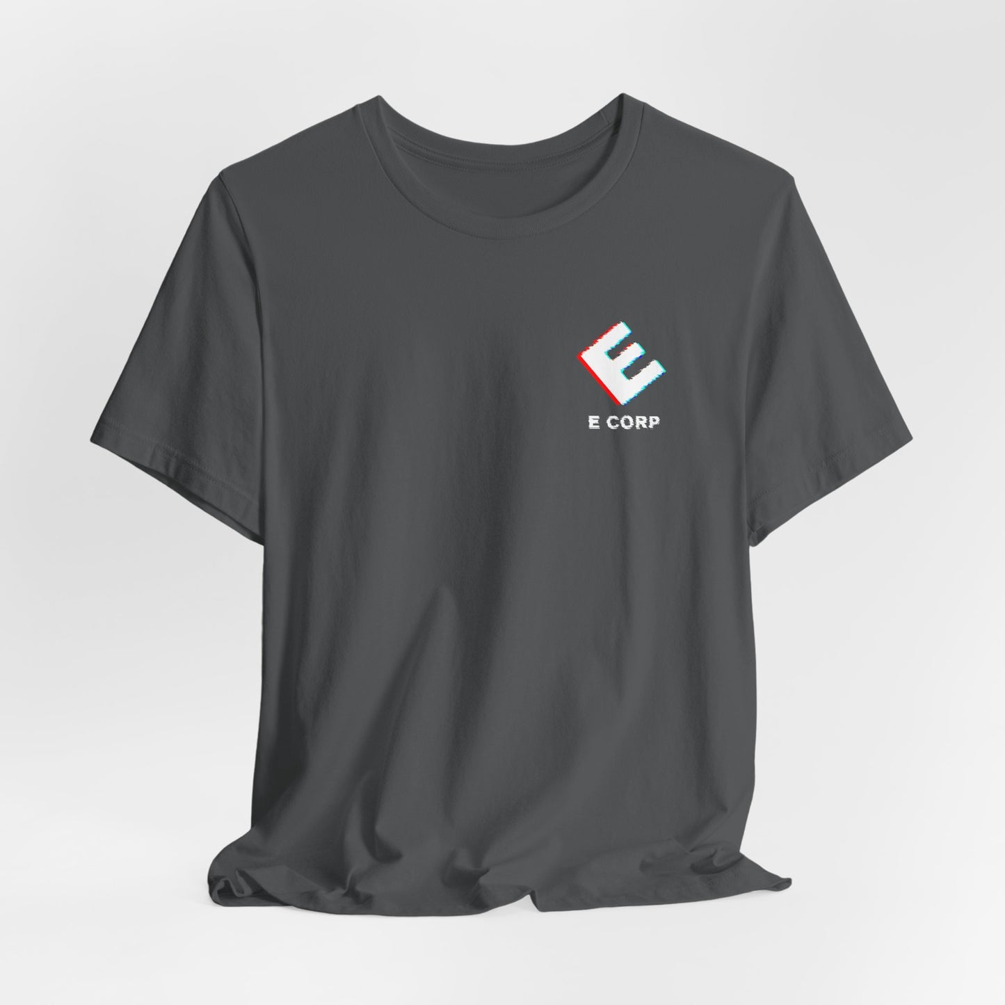 Mr Robot E Corp Glitch Logo Tee by CHOLONERD