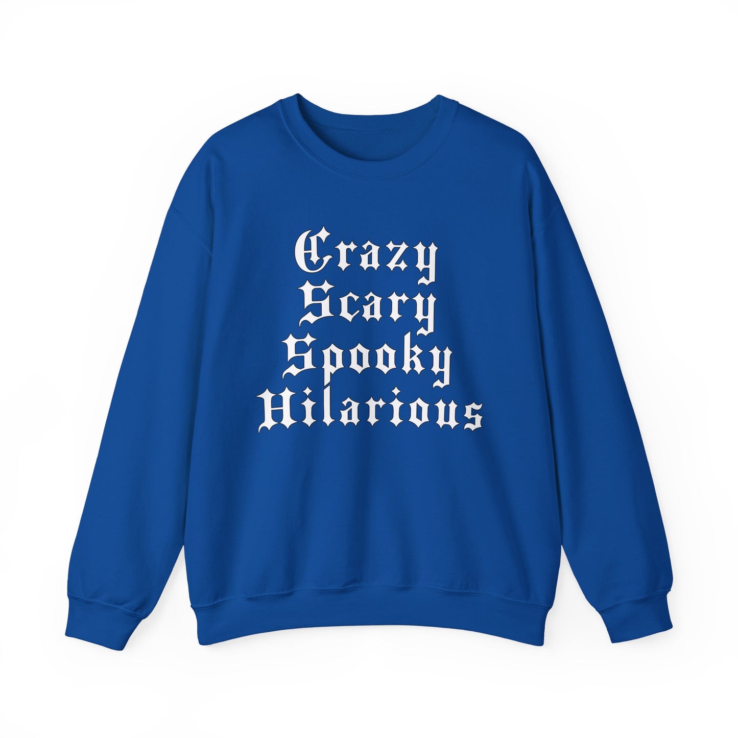 Crazy Scary Spooky Hilarious GNX Crewneck Sweatshirt by CholoNerd