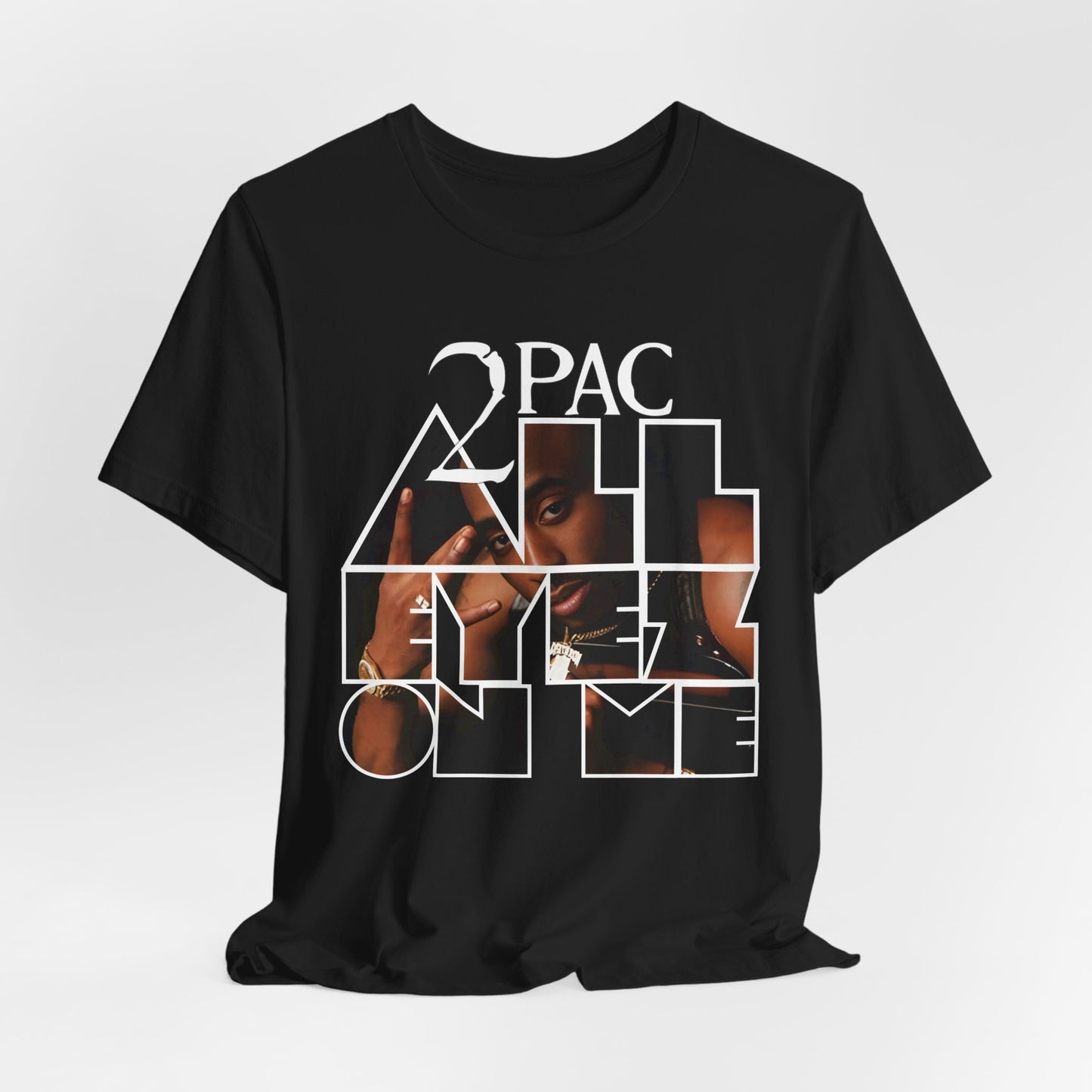 2Pac All Eyez on Me Album Cover T-Shirt by CHOLONERD