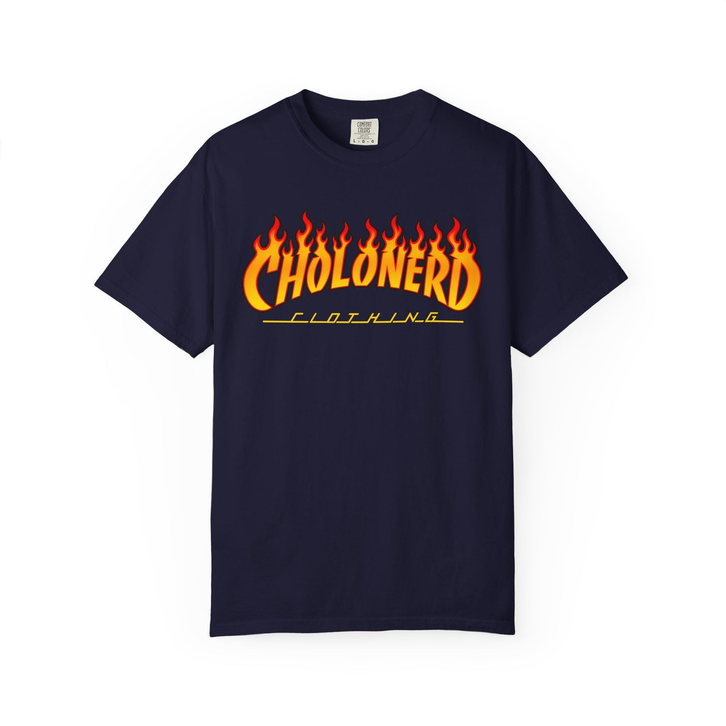CHOLONERD Flame Logo Heavyweight T-Shirt