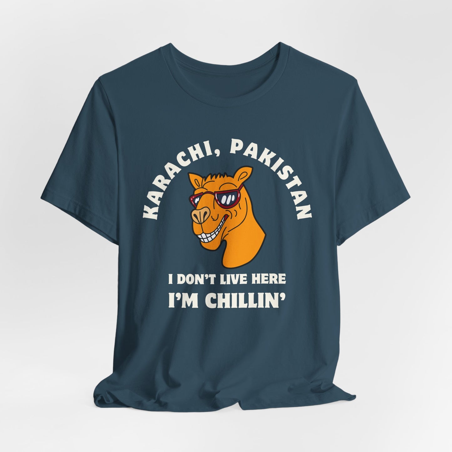 Karachi Pakistan Unisex Tee - Inspired by Onijah Robinson, the Viral American Woman in Pakistan | As Seen on TikTok