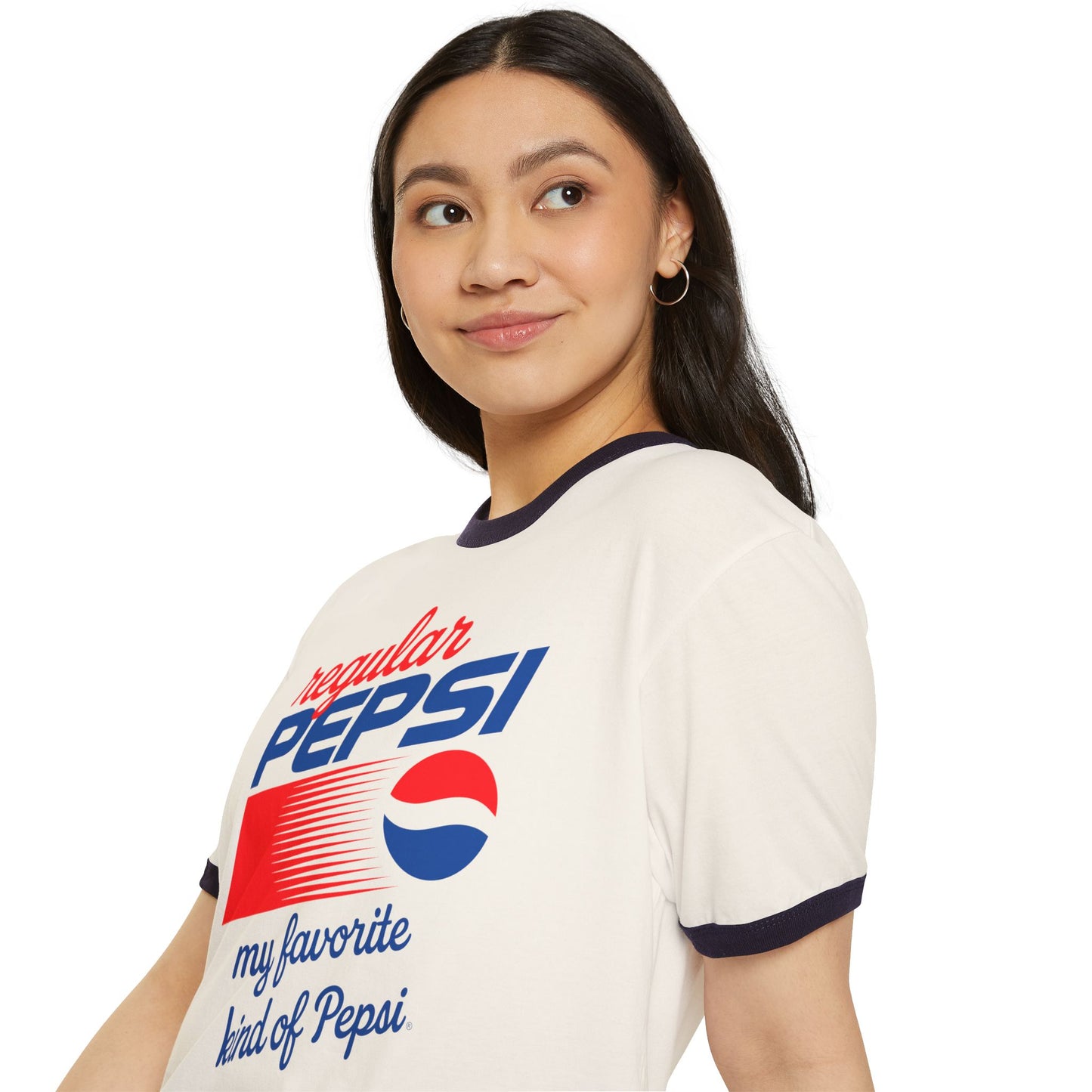 Retro 'Regular' Pepsi Britney Spears-Inspired Ringer T-Shirt