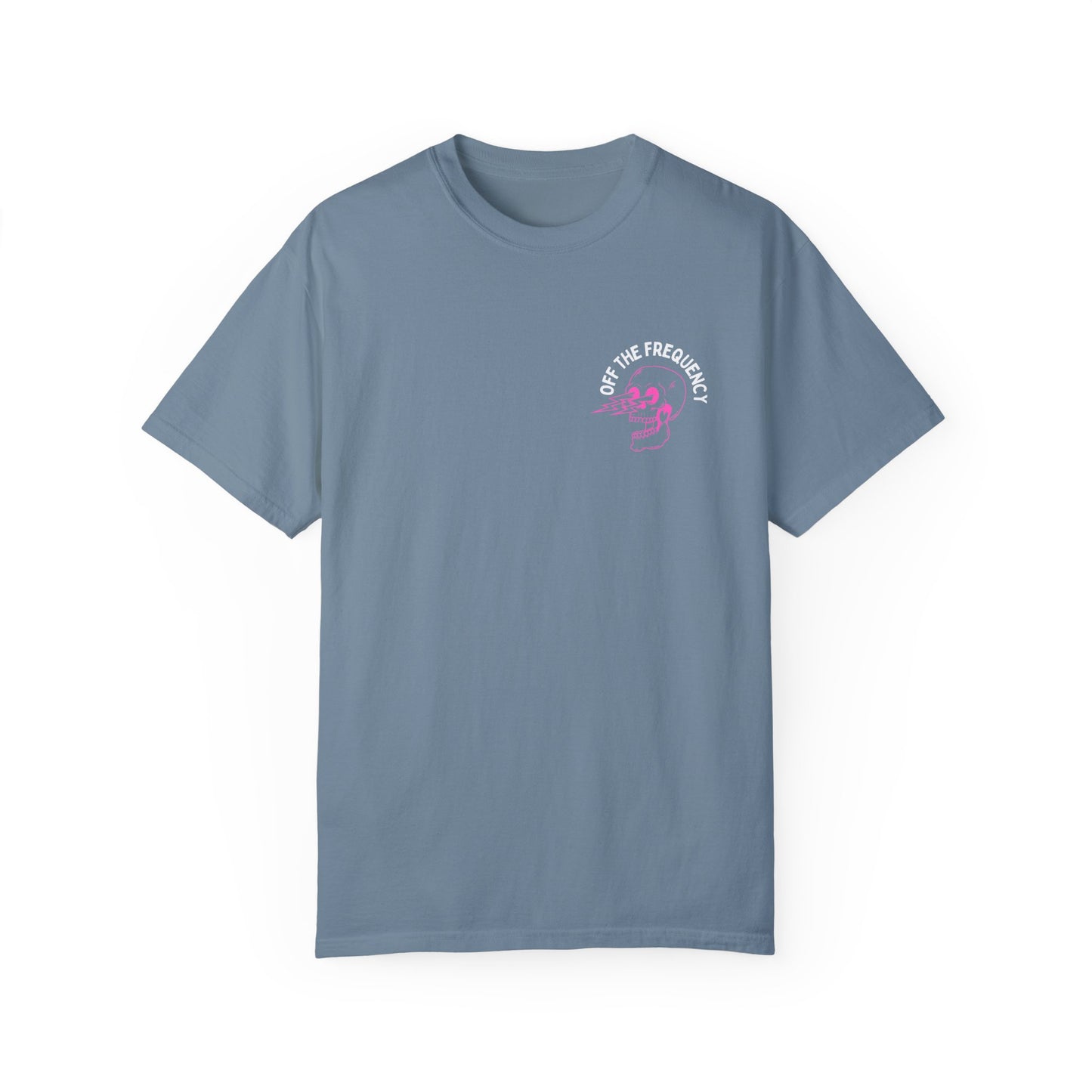 OFF THE FREQUENCY Skull Logo Tee – Comfort Colors Heavyweight Shirt