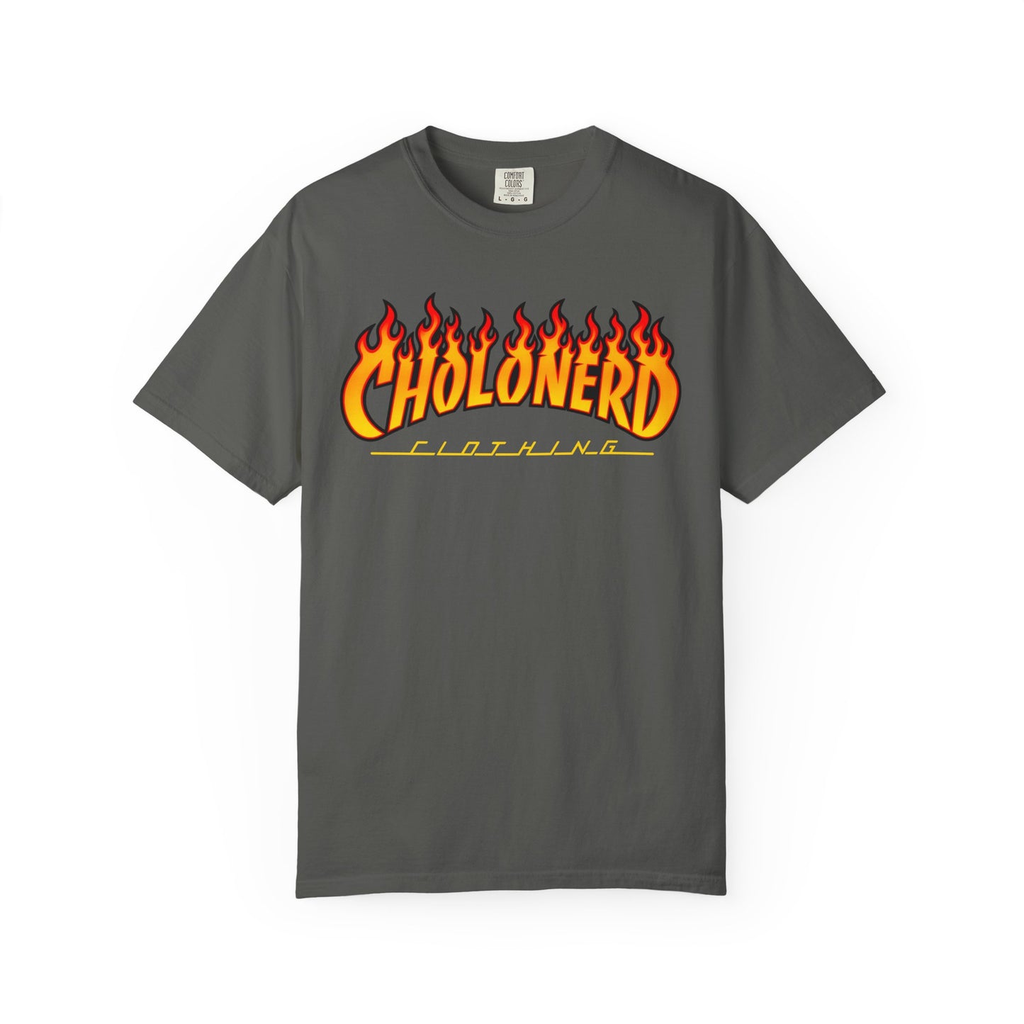 CHOLONERD Flame Logo Heavyweight T-Shirt