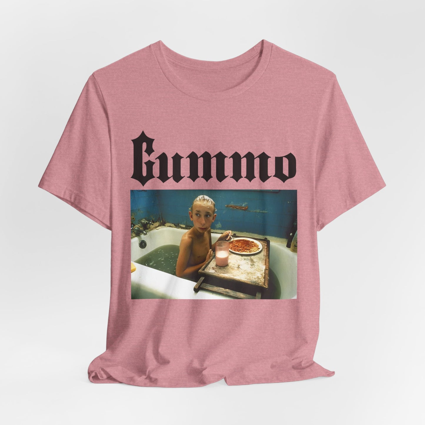 GUMMO Bathtub Spaghetti T-Shirt by CHOLONERD