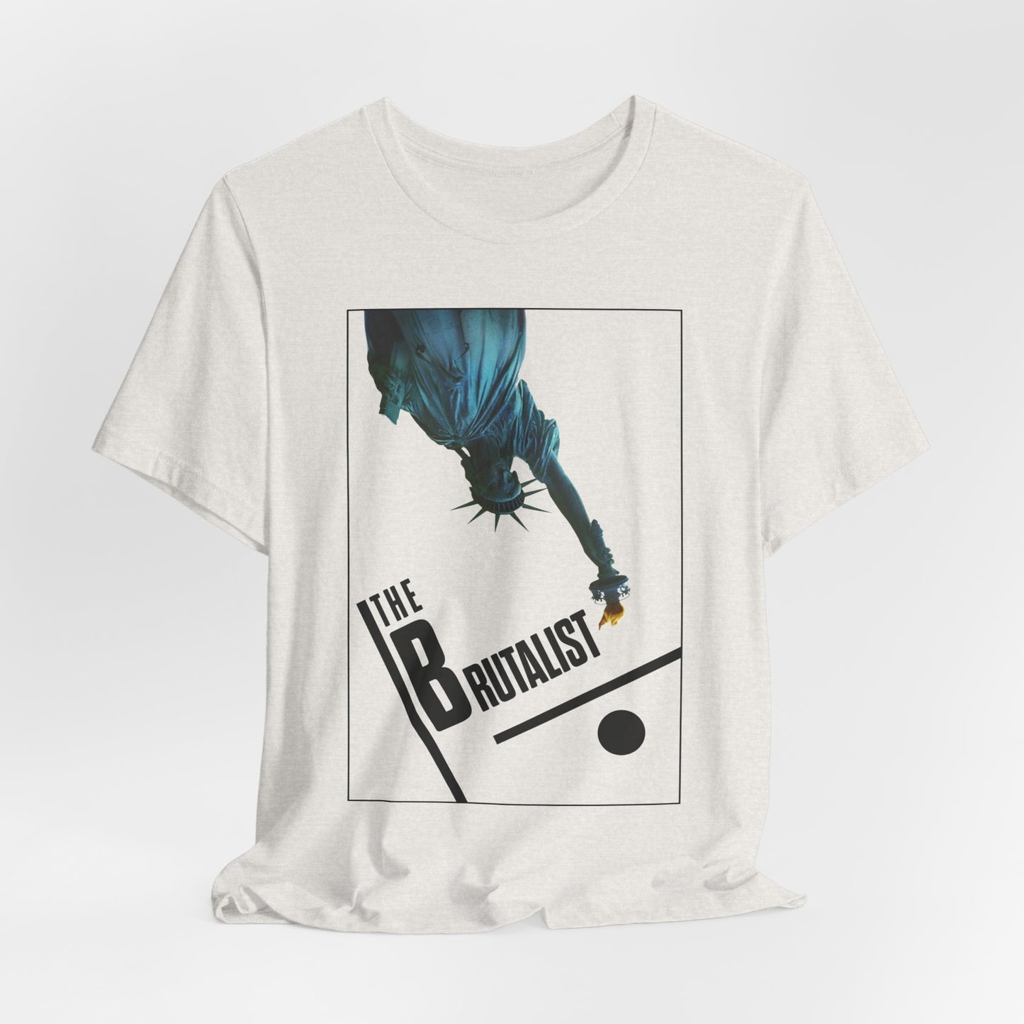 The Brutalist Movie Tee | Upside-Down Statue of Liberty Design