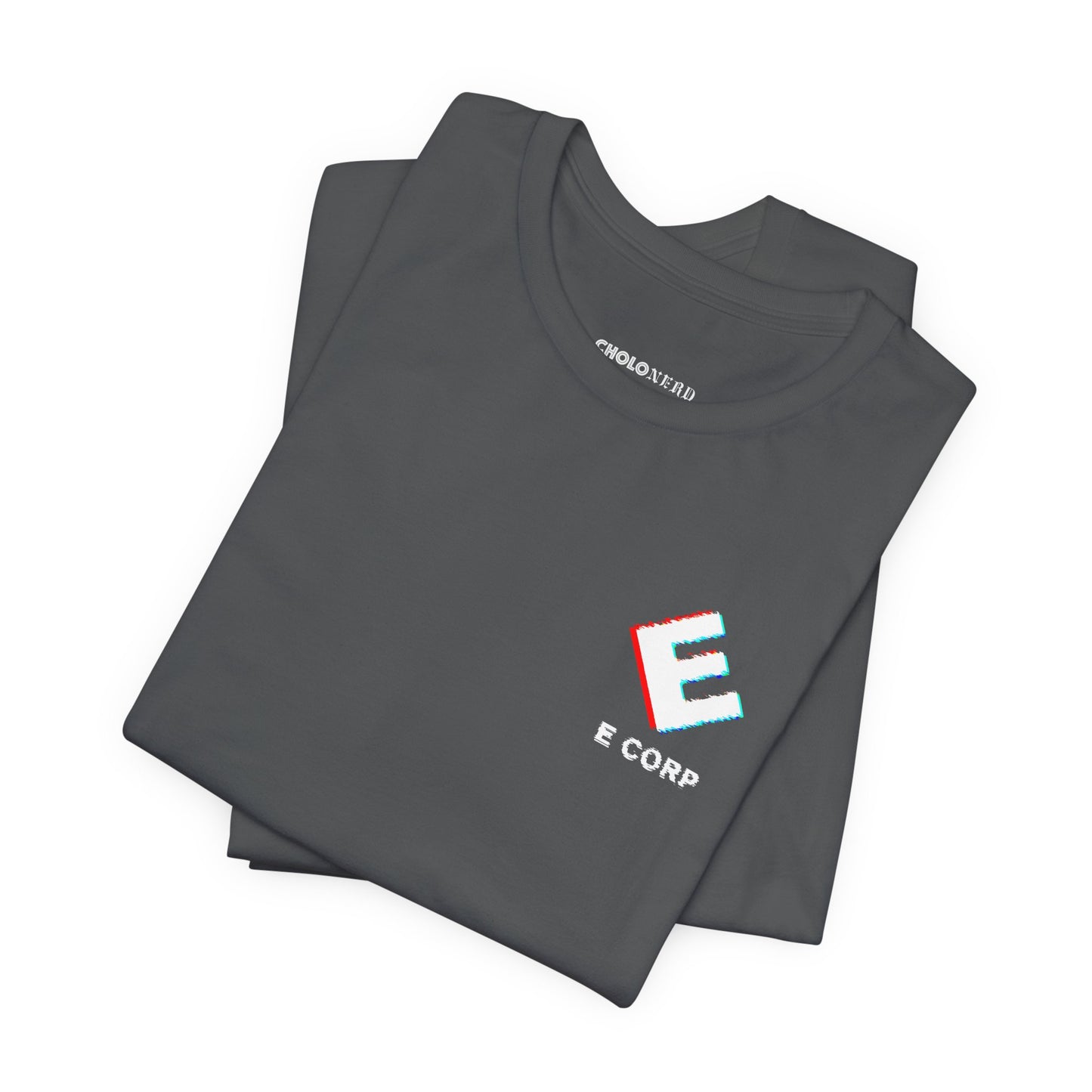 Mr Robot E Corp Glitch Logo Tee by CHOLONERD