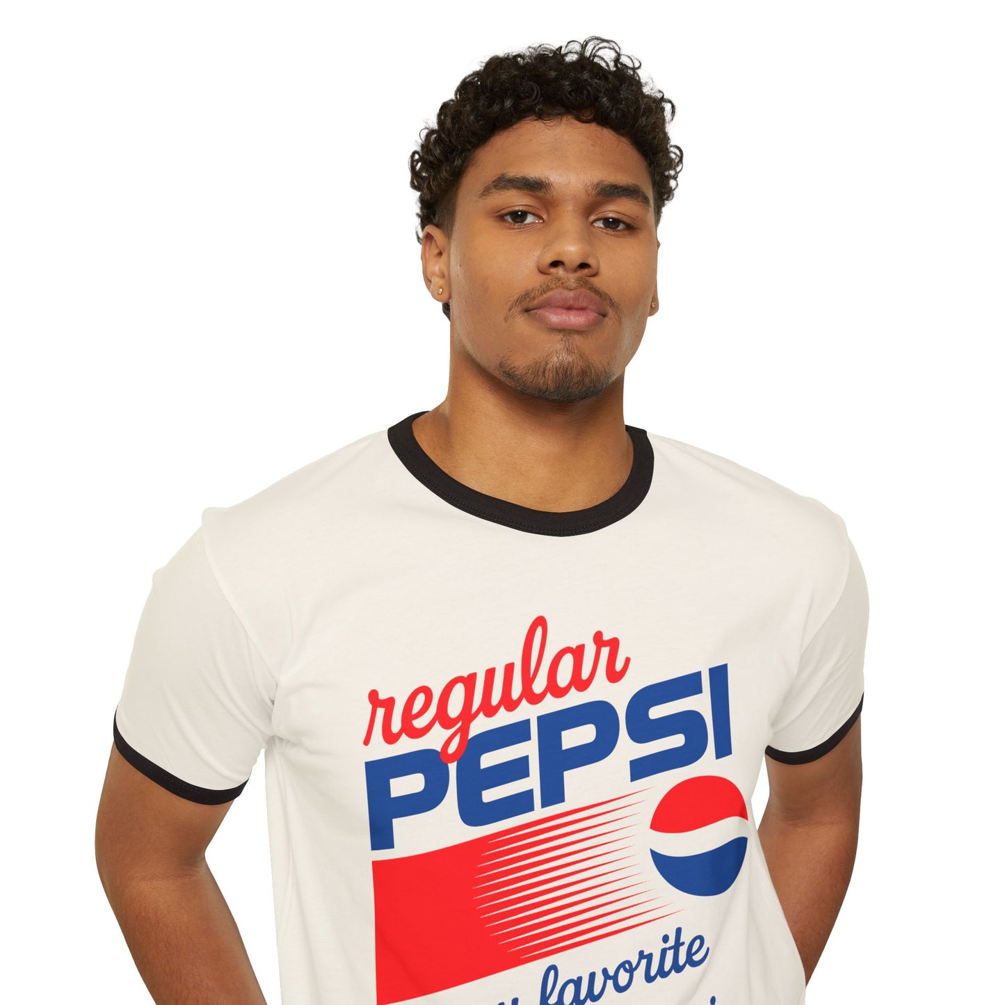 Retro 'Regular' Pepsi Britney Spears-Inspired Ringer T-Shirt