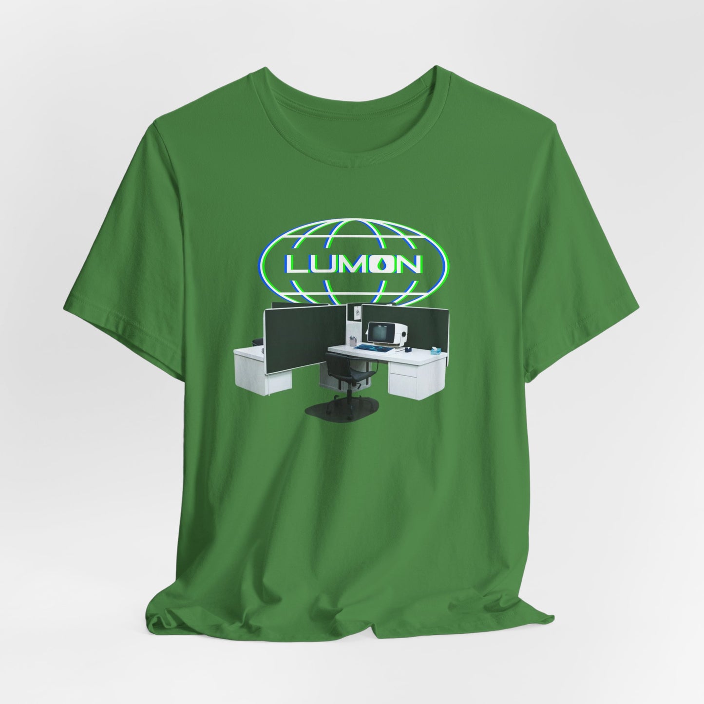 LUMON Glow Logo and Desks Graphic Tee by CHOLONERD