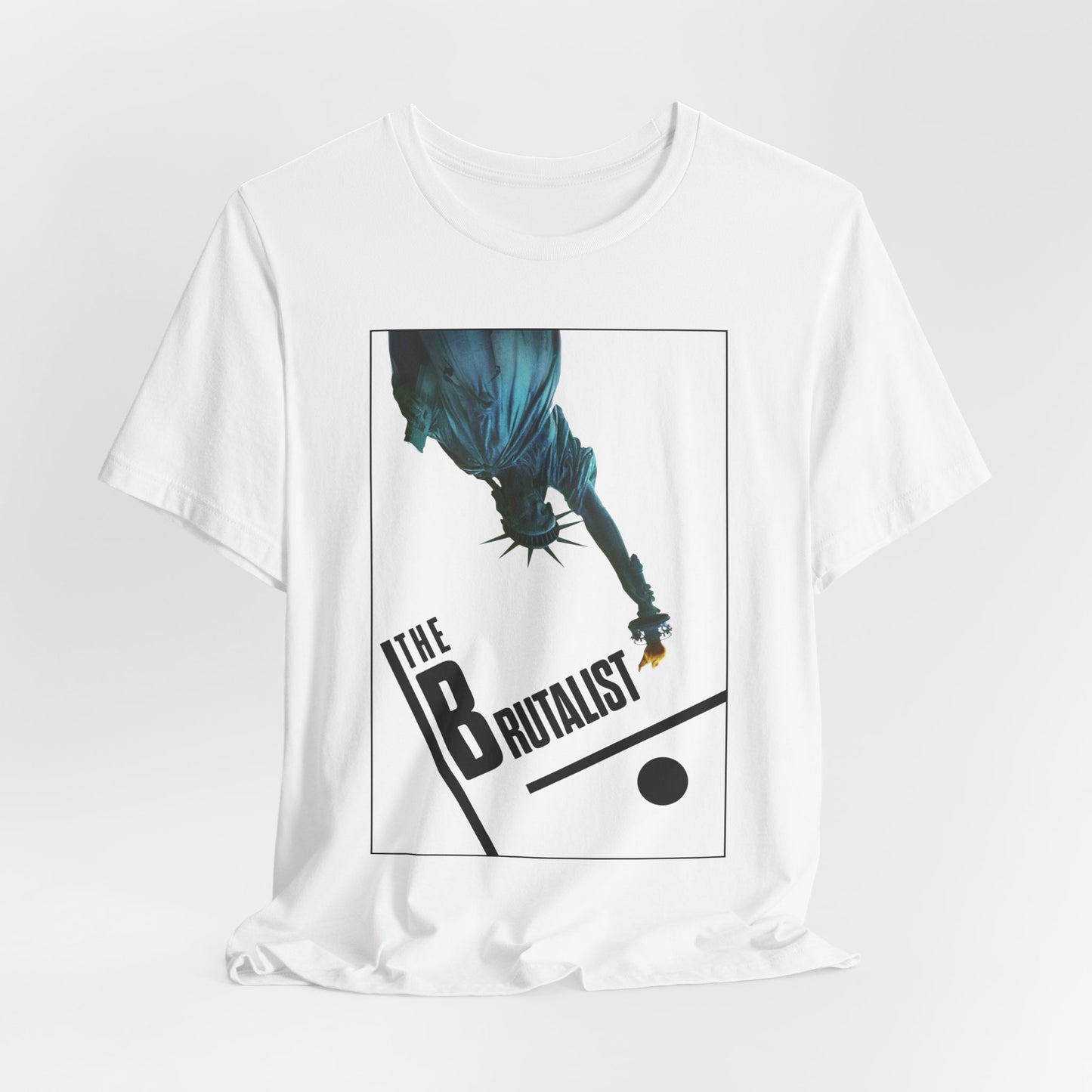 The Brutalist Movie Tee | Upside-Down Statue of Liberty Design