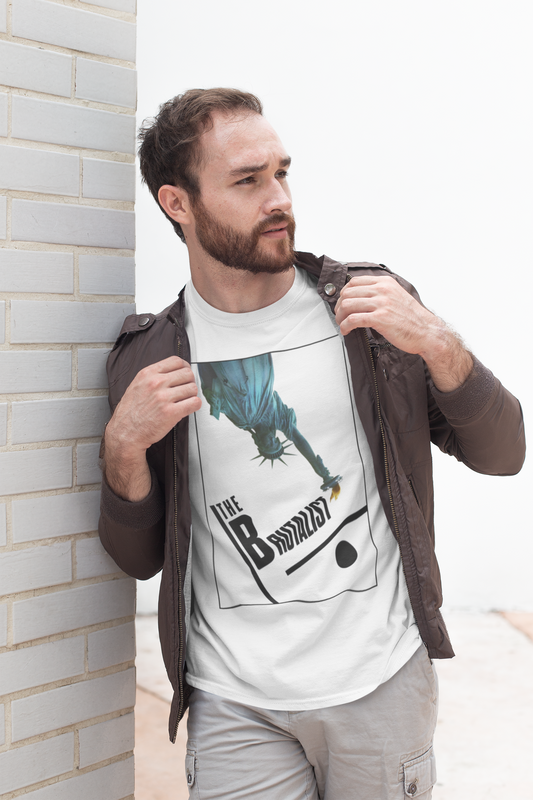 The Brutalist Movie Tee | Upside-Down Statue of Liberty Design