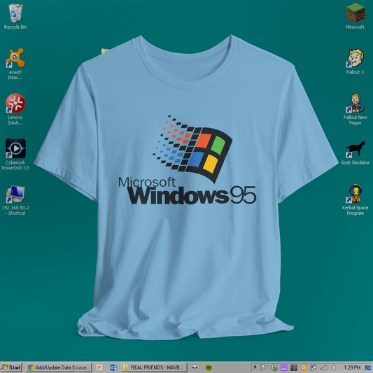 Windows 95 Retro T-Shirt