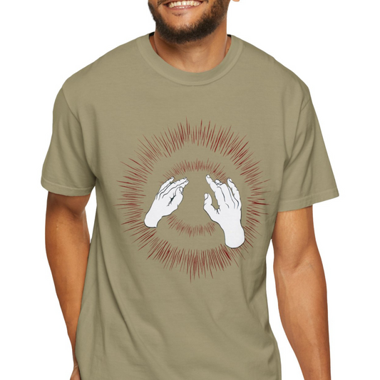 Godspeed You! Black Emperor Lift Your Skinny Fists Like Antennas To Heaven Album Cover on Comfort Colors Heavy Tee