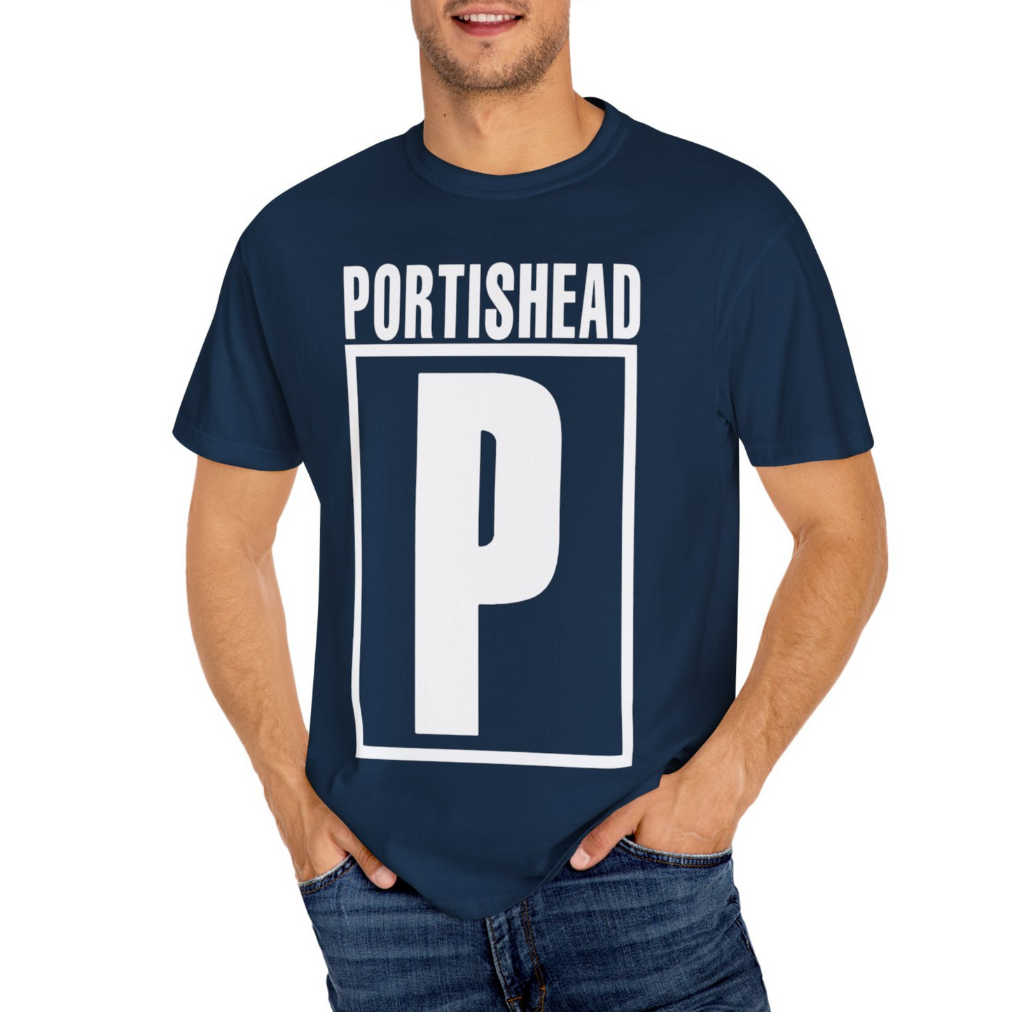 Retro Portishead Unisex Jersey Heavy Comfort Colors Tee