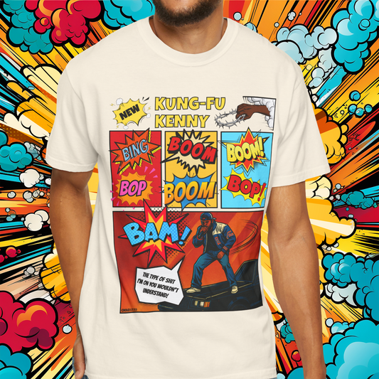 Kendrick Lamar Peekaboo Comic Book-Inspired COMFORT COLORS T-Shirt (Front Design)