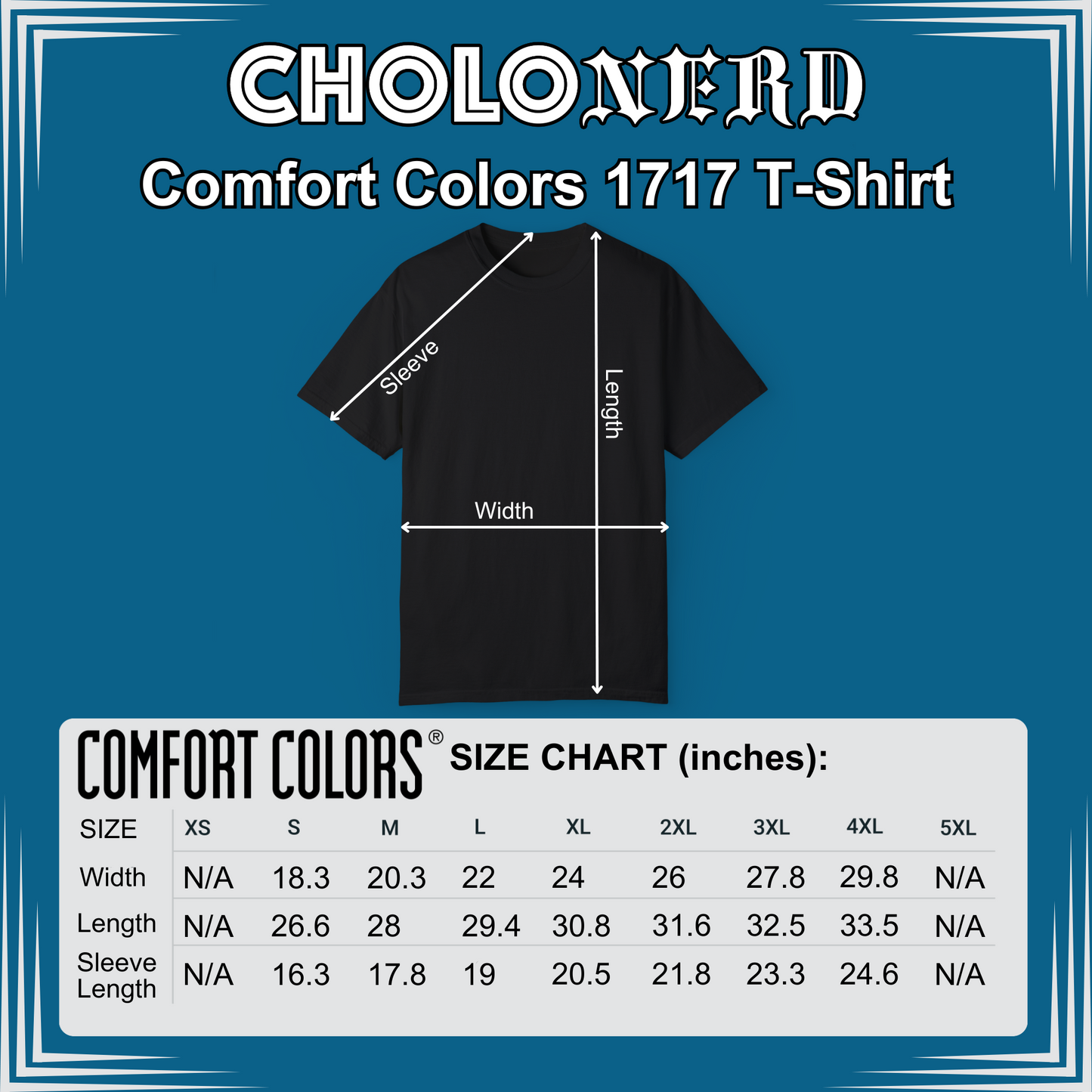 CHOLONERD Flame Logo Heavyweight T-Shirt