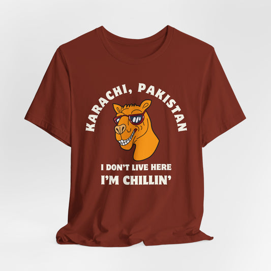 Karachi Pakistan Unisex Tee - Inspired by Onijah Robinson, the Viral American Woman in Pakistan | As Seen on TikTok