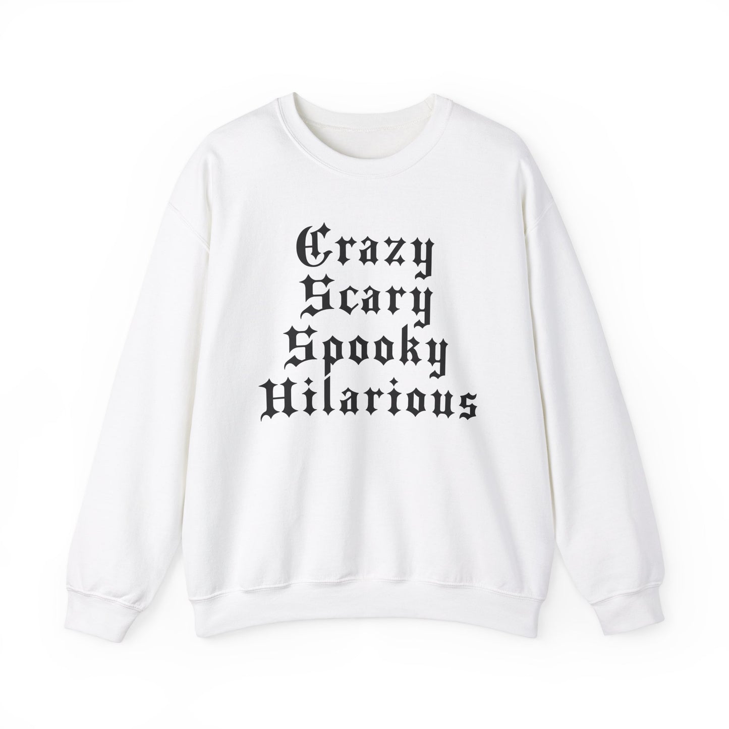 Crazy Scary Spooky Hilarious GNX Crewneck Sweatshirt by CholoNerd