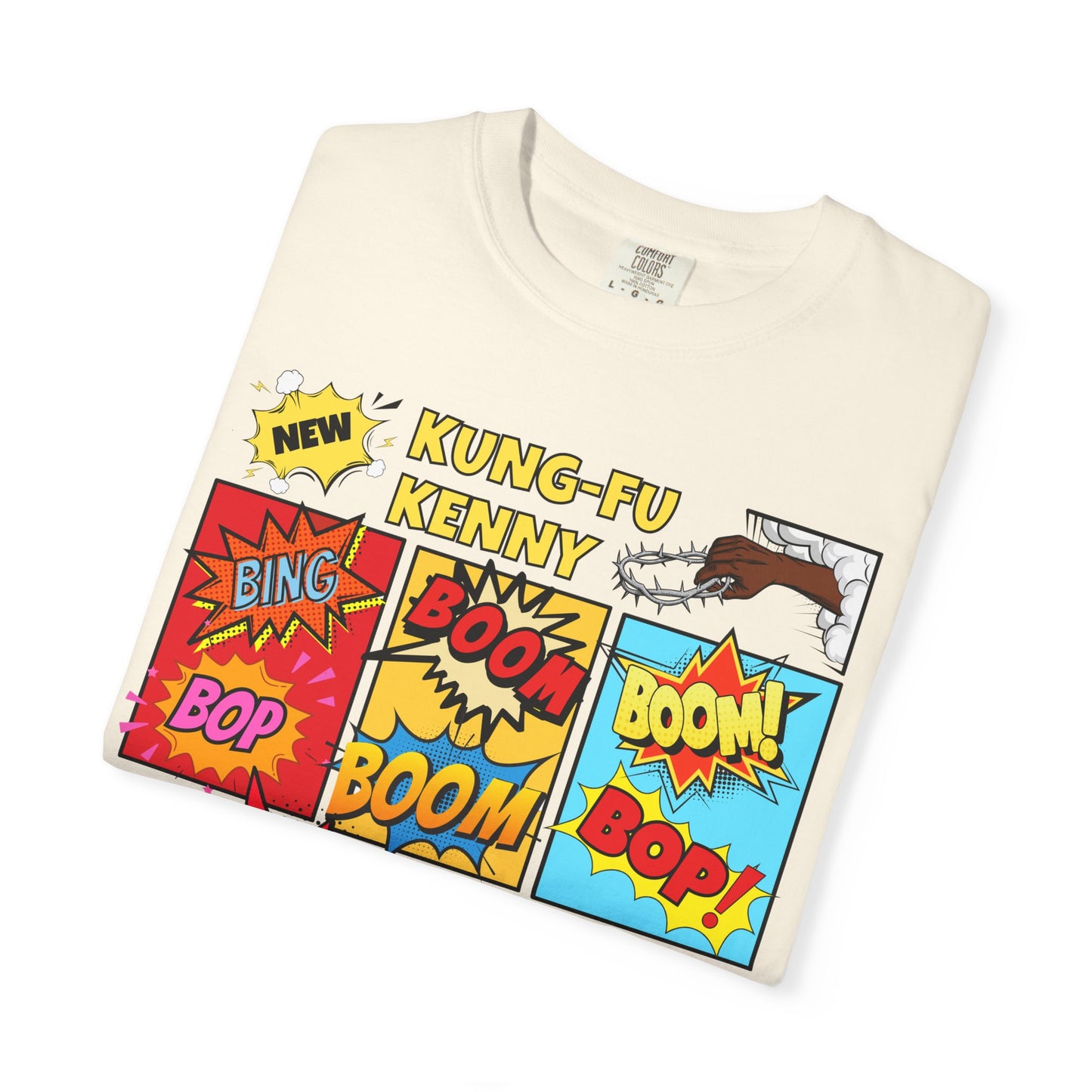 Kendrick Lamar Peekaboo Comic Book-Inspired COMFORT COLORS T-Shirt (Front Design)