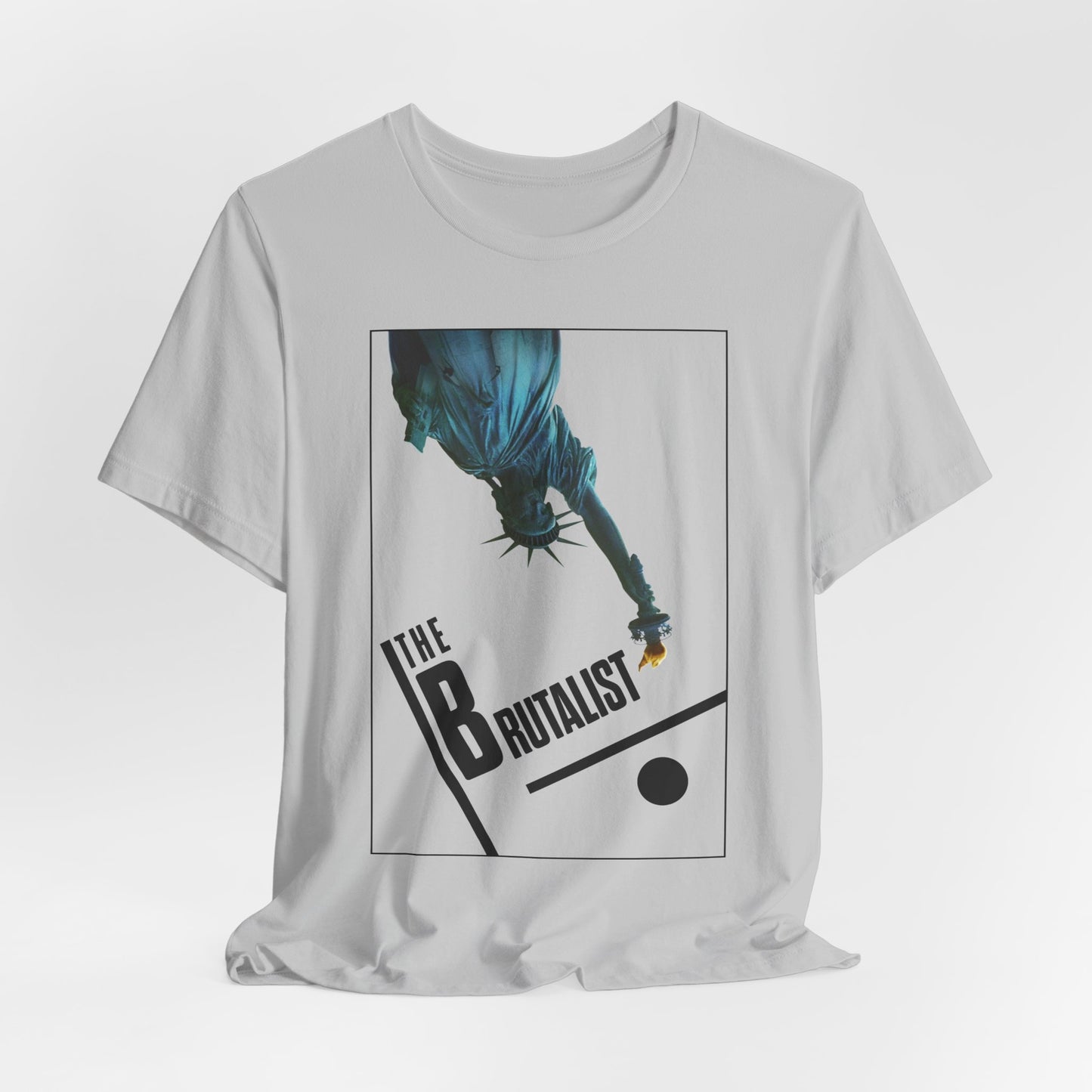 The Brutalist Movie Tee | Upside-Down Statue of Liberty Design